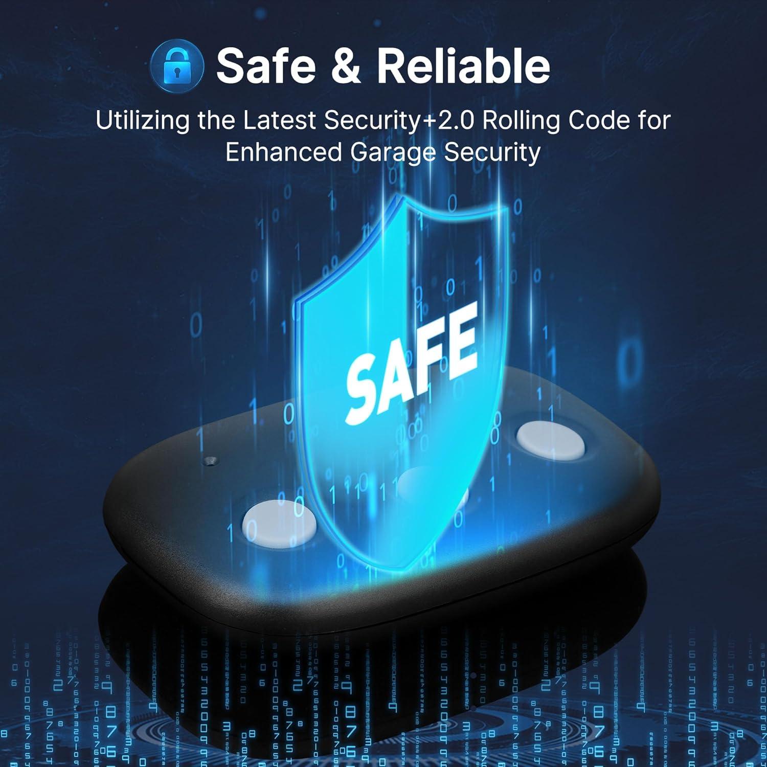 Control Remoto Lineal CreaCity MCT-3 para Puertas de Garaje