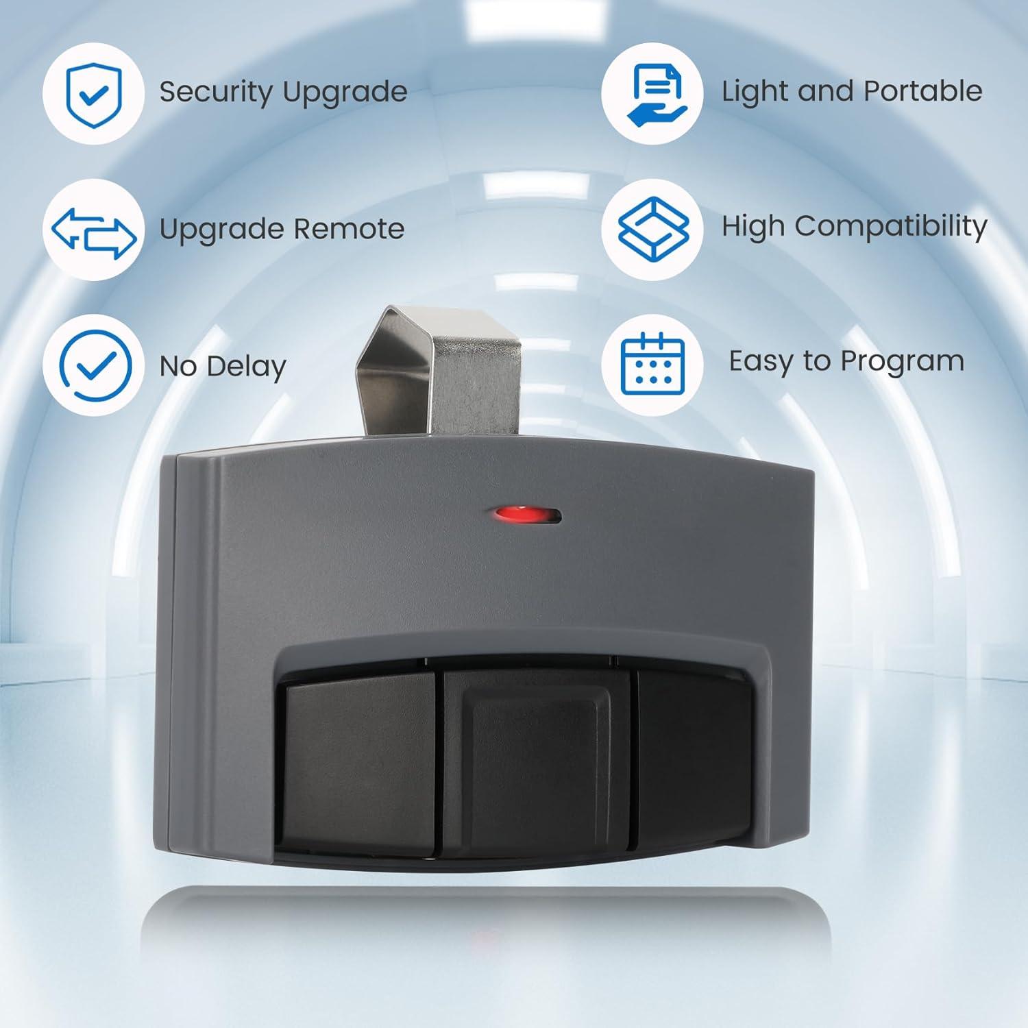 Control Remoto Universal para Puerta de Garaje Pevxou CMXZDCG453 - Paquete de 2