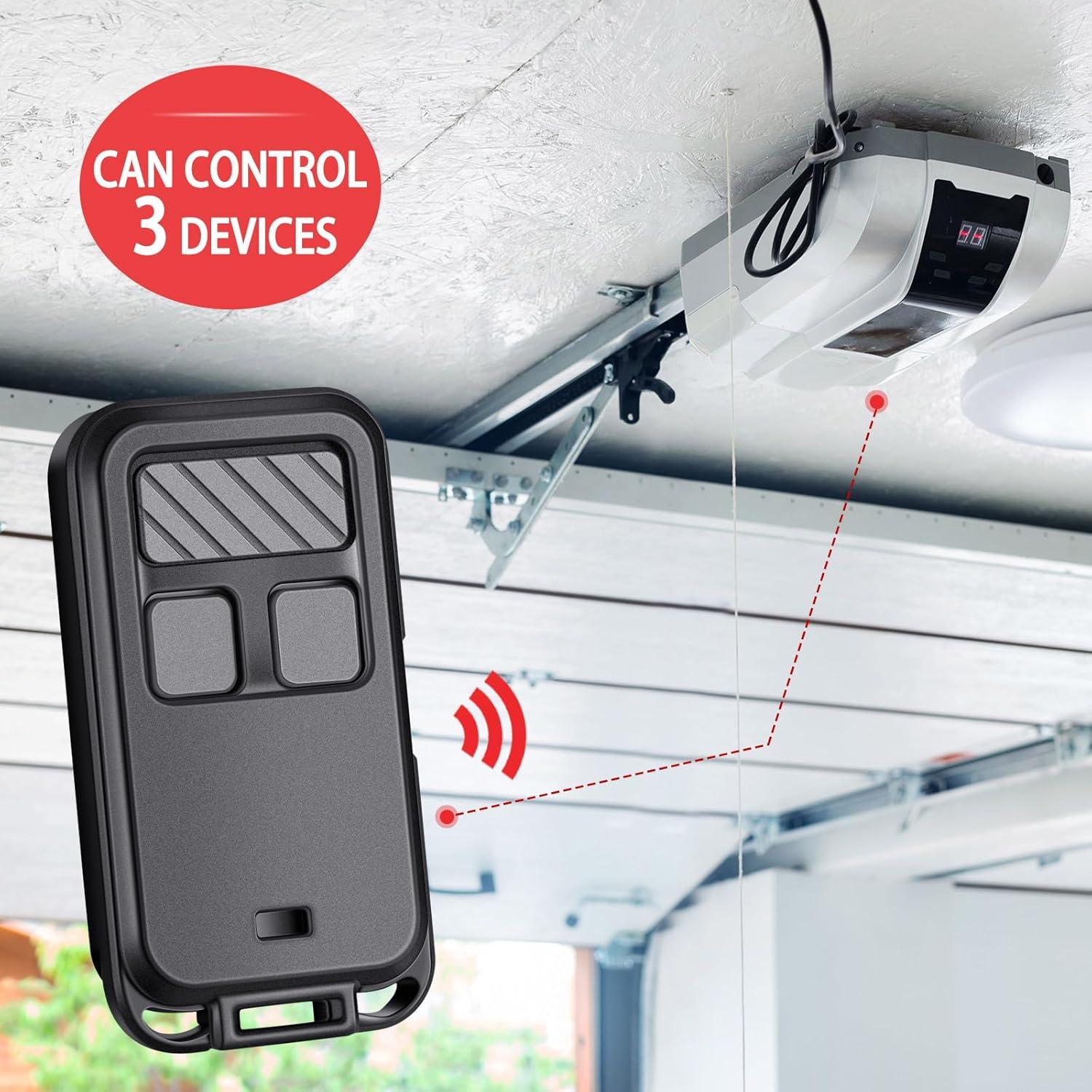 Control Remoto Universal Kingdder 890MAX para Garaje 6 Pcs