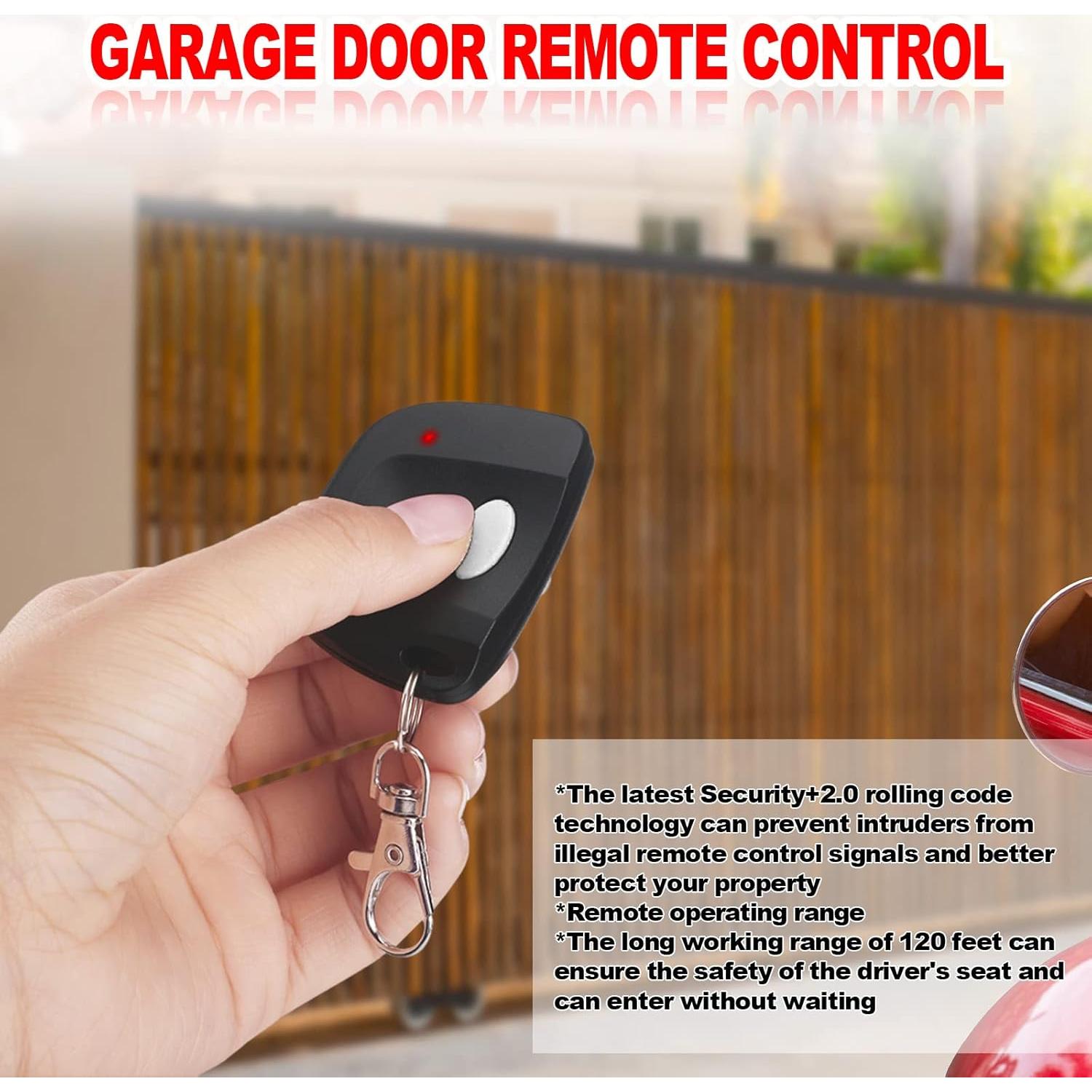 Control Remoto de Puerta de Garaje Kingdder 3 Piezas 300MHz