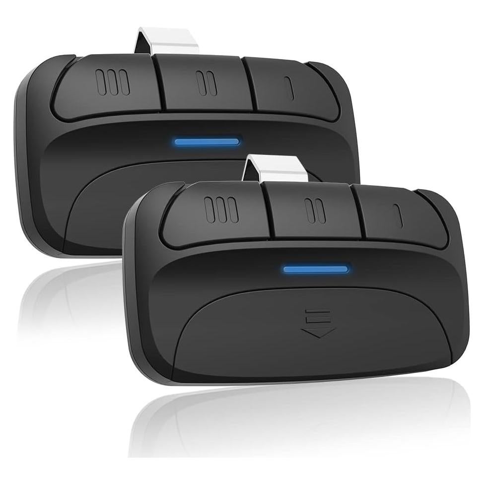 Control Remoto de Puerta de Garaje Giant SM24-MAX 3 Canales Paquete de 2