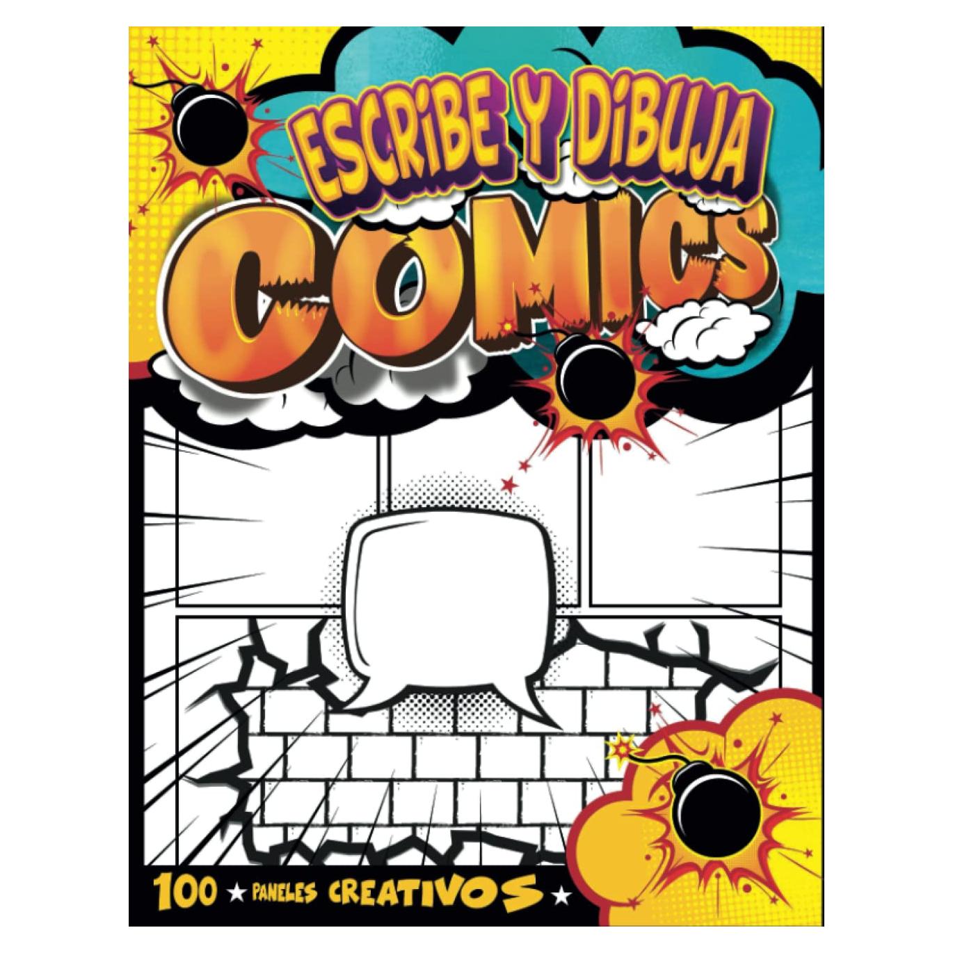 Libro de Cómics para Niños 9-12 Años - 100 Tableros Creativos