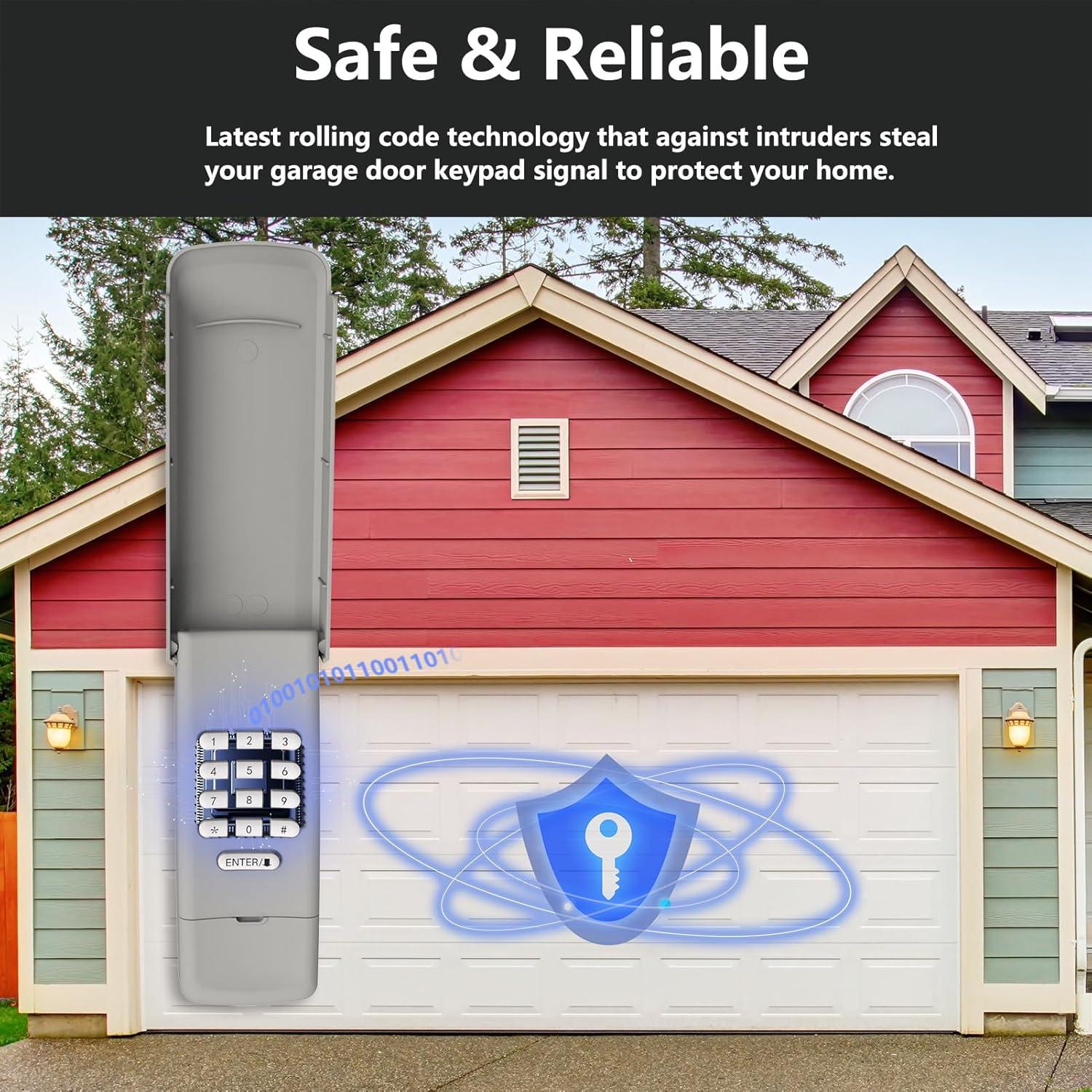 Teclado Universal Lpyec para Puertas de Garaje 5 Botones