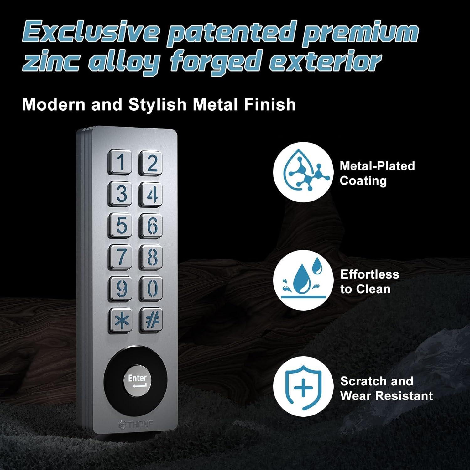 Teclado Inalámbrico para Puerta de Garaje Thonf Rectangular