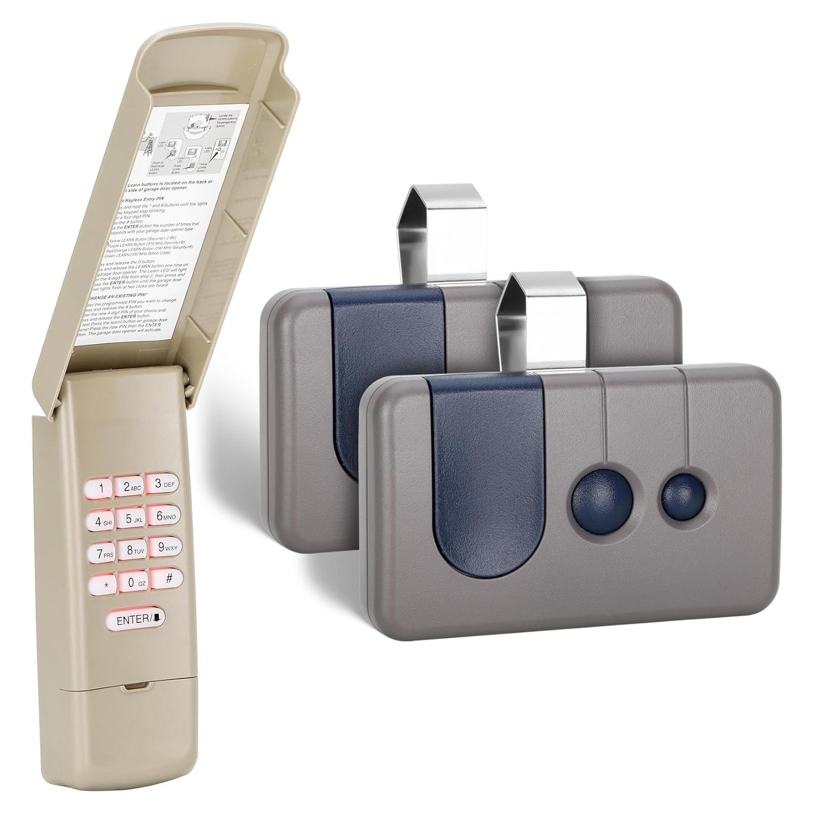 Control Remoto de Puerta de Garaje Cooouds 139.53680 - 2 Unidades