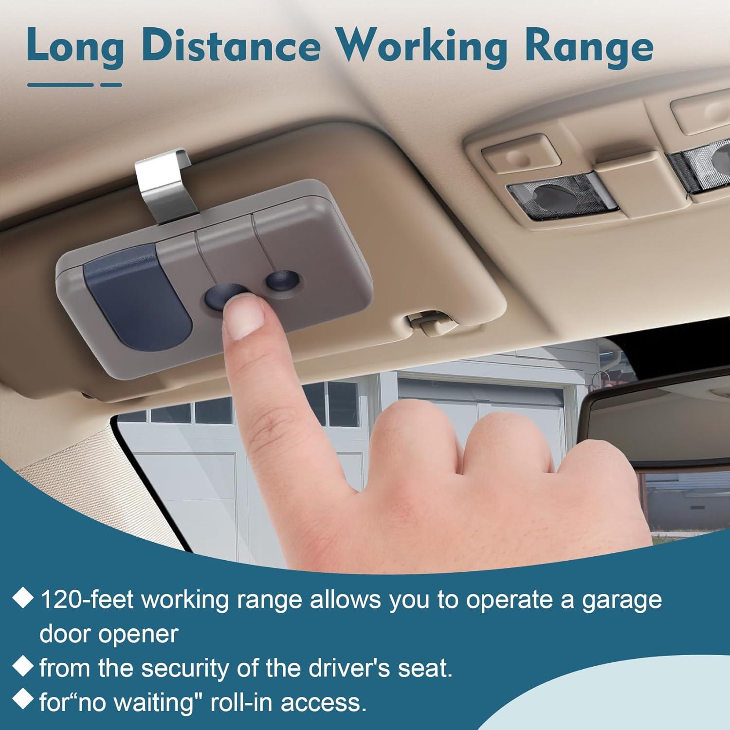 Control Remoto de Puerta de Garaje Cooouds 139.53680 - 2 Unidades