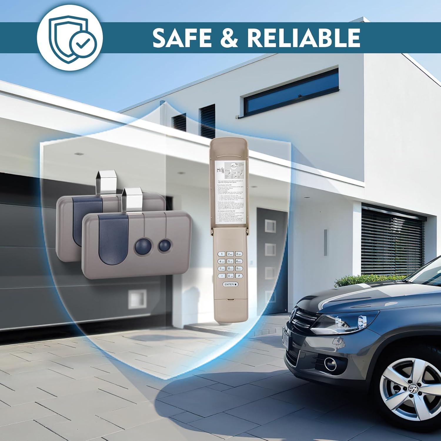 Control Remoto de Puerta de Garaje Cooouds 139.53680 - 2 Unidades