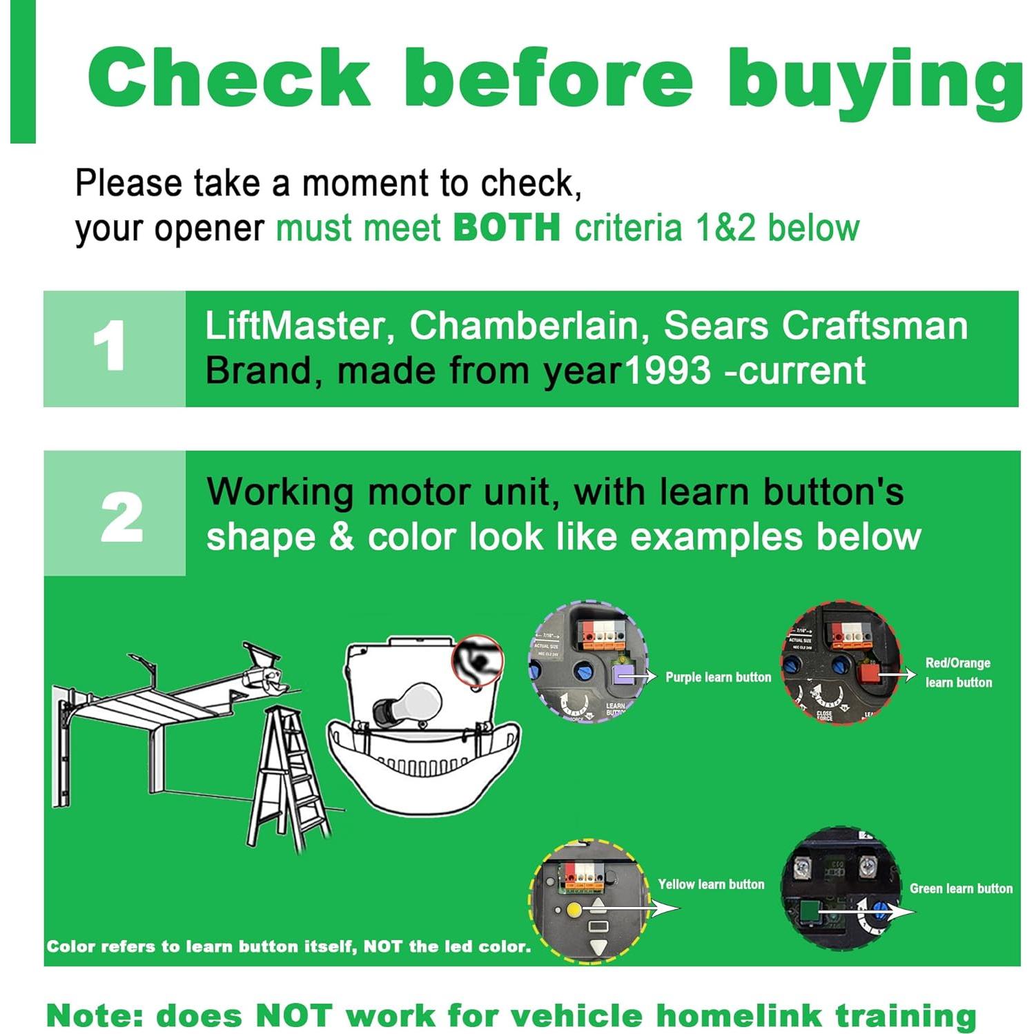 Teclado y Control Remoto Universal Garaje DDcafor 877MAX 893MAX