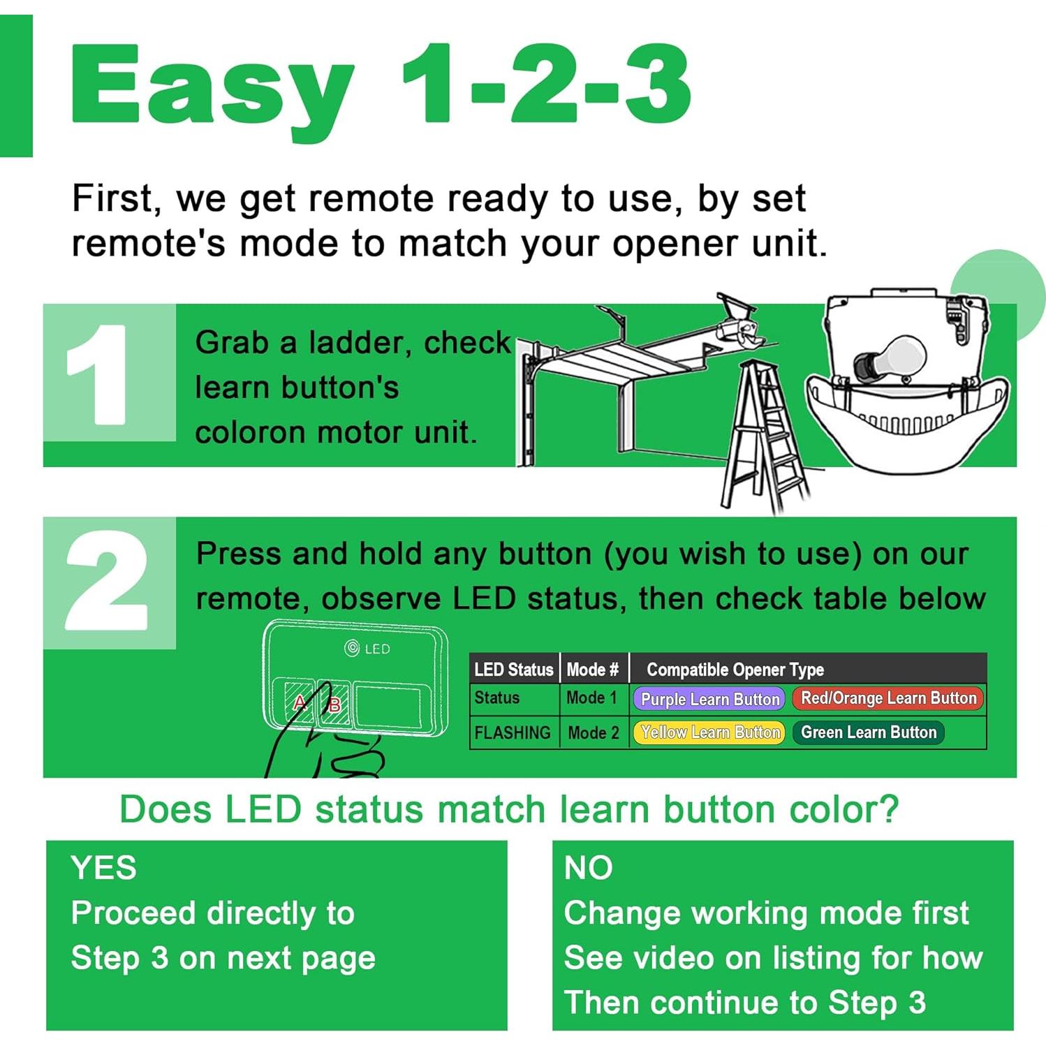 Teclado y Control Remoto Universal Garaje DDcafor 877MAX 893MAX