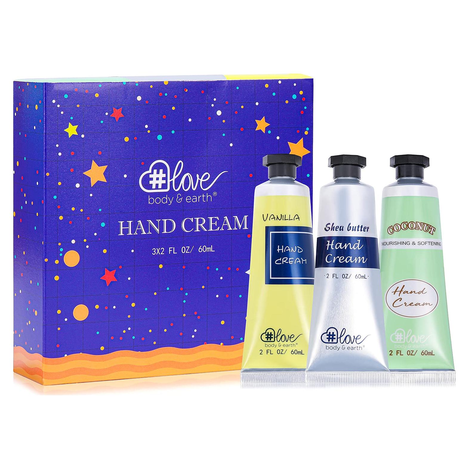 Set de 3 Cremas de Manos Body & Earth Love - Hidratantes