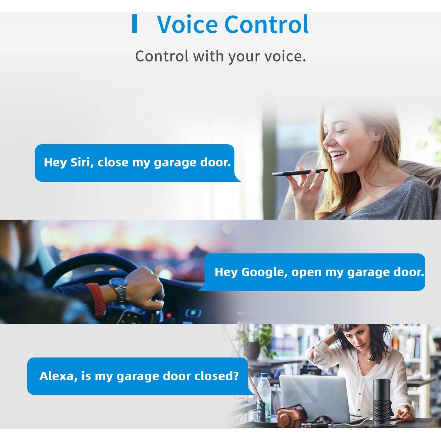 Control Remoto Inteligente de Garaje Meross MSG100 - Compatible con HomeKit