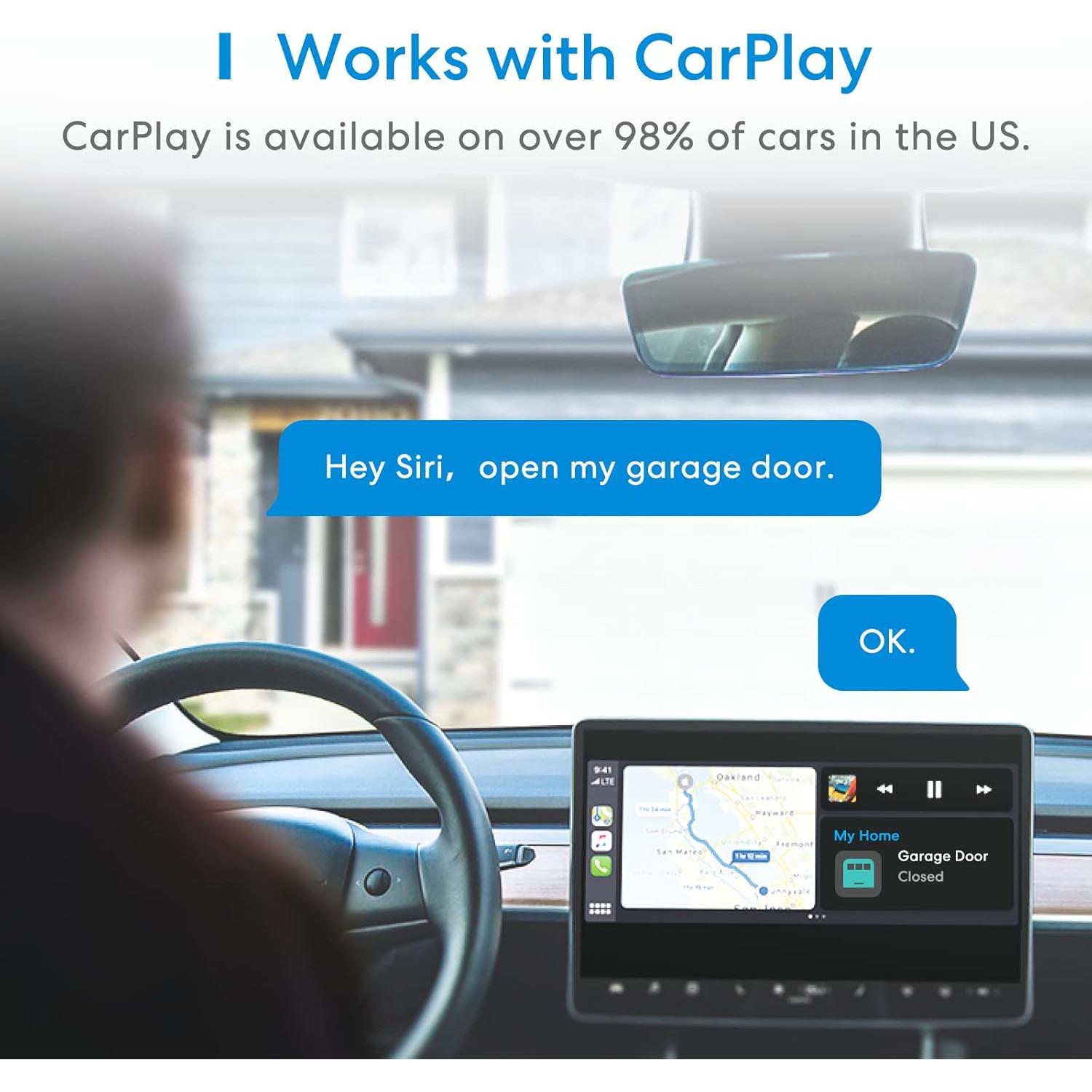 Control Remoto Inteligente de Garaje Meross MSG100 - Compatible con HomeKit