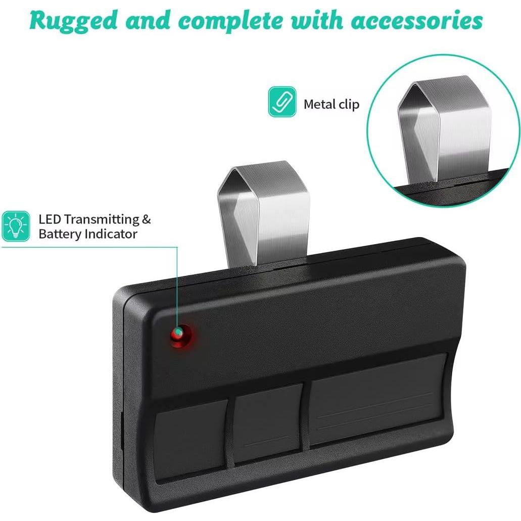 Control Remoto de Puerta de Garaje Datonten 3B373MAX - 2 Unidades