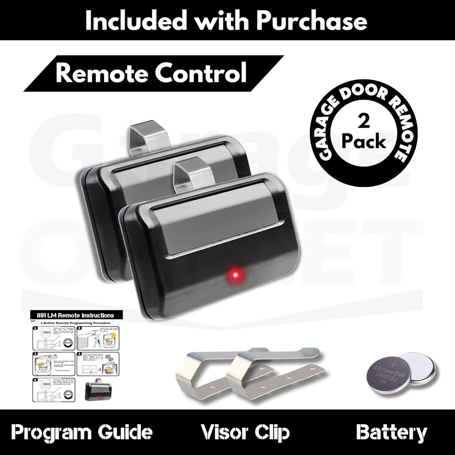 Control Remoto Garage Outlet 891LM para Chamberlain Liftmaster