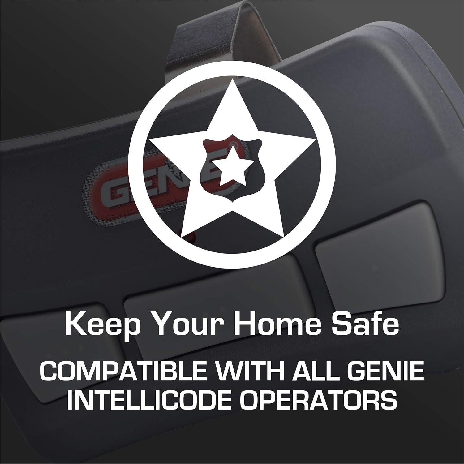 Control Remoto Genie GITR-3 para Puerta de Garaje 3 Botones