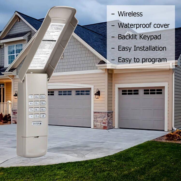 Teclado Inalámbrico para Puerta de Garaje Fifod 001