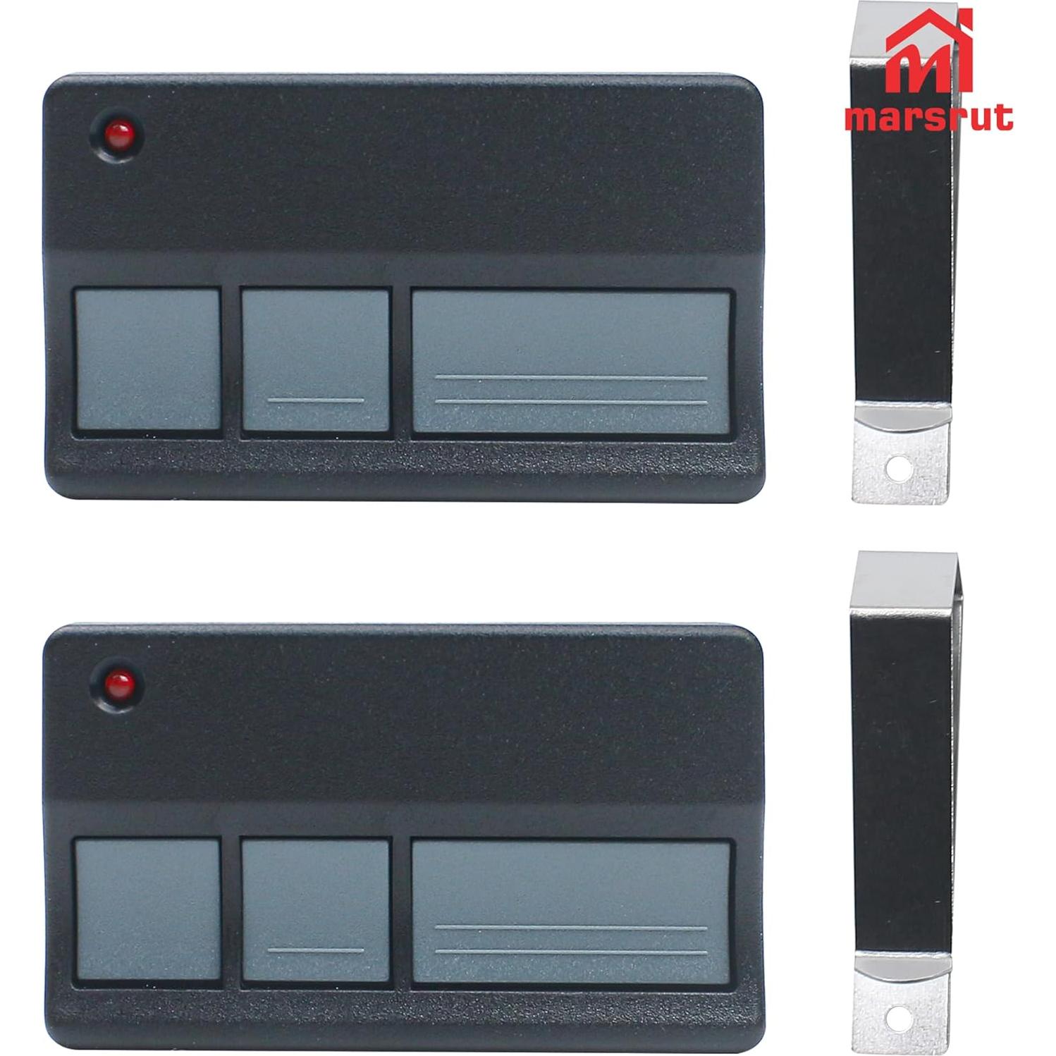 Control Remoto Repuesto para Abridor de Puerta de Garaje Marsrut 2PCS