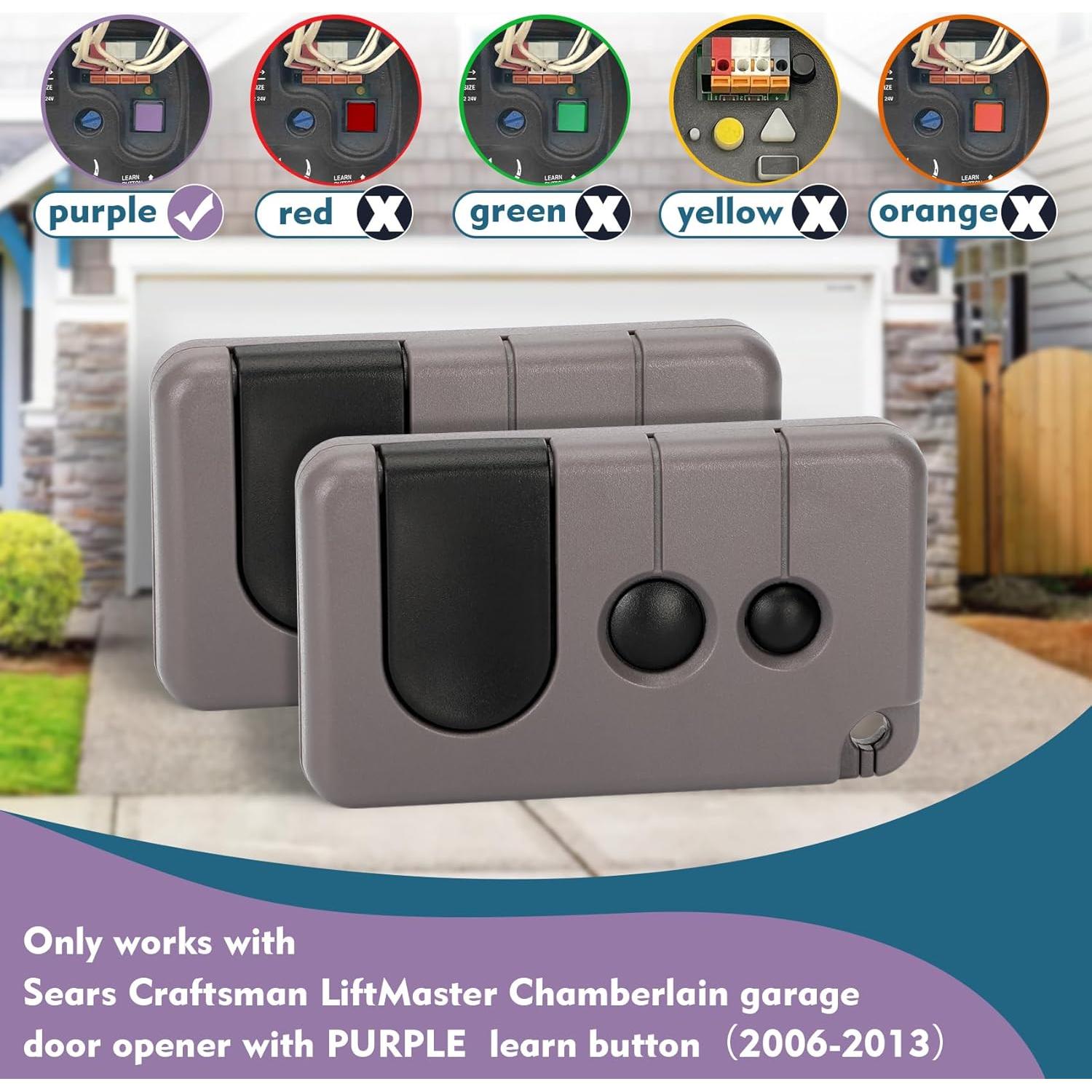 Control Remoto de Puerta de Garaje Cooouds 139.53753 - 2 Unidades