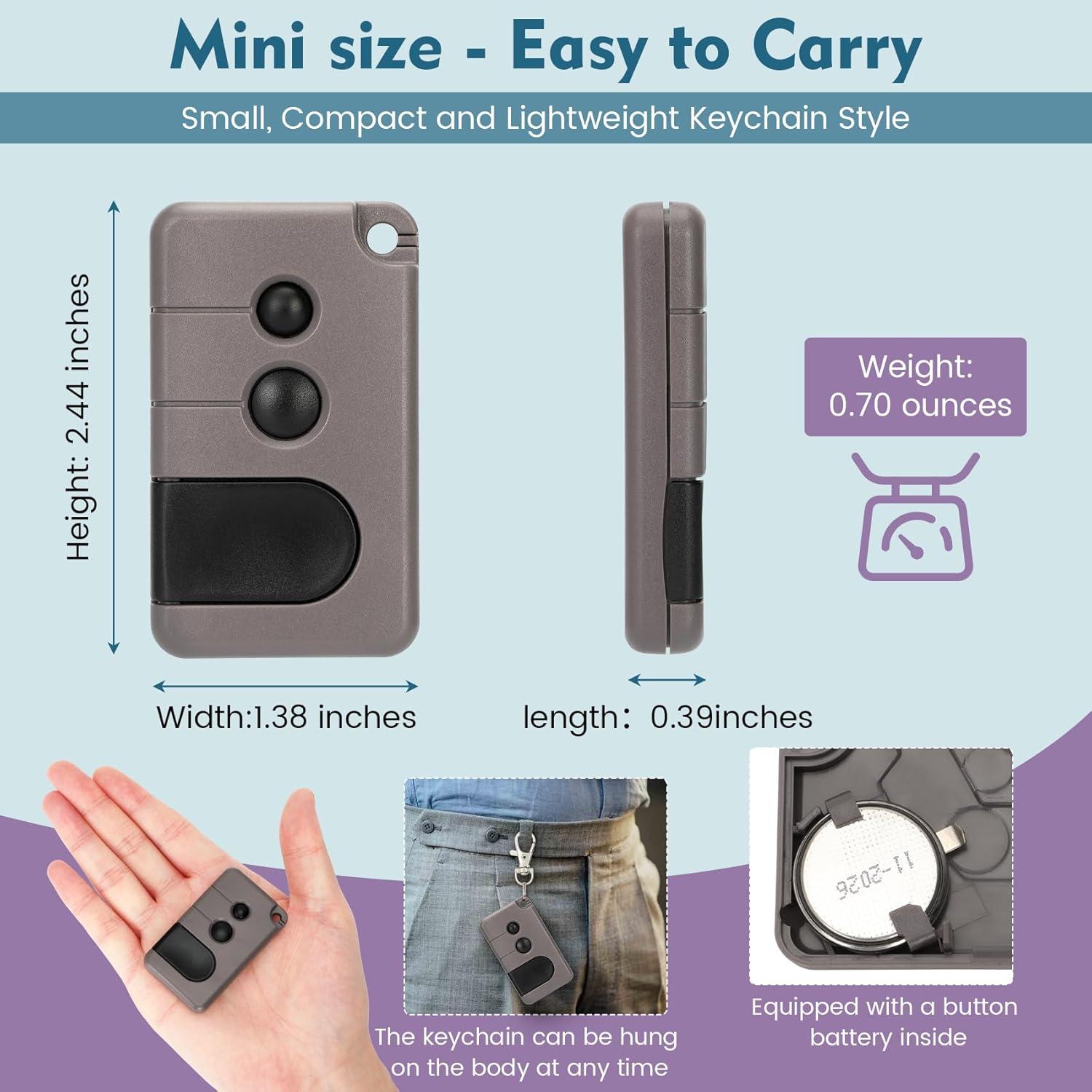 Control Remoto de Puerta de Garaje Cooouds 139.53753 - 2 Unidades