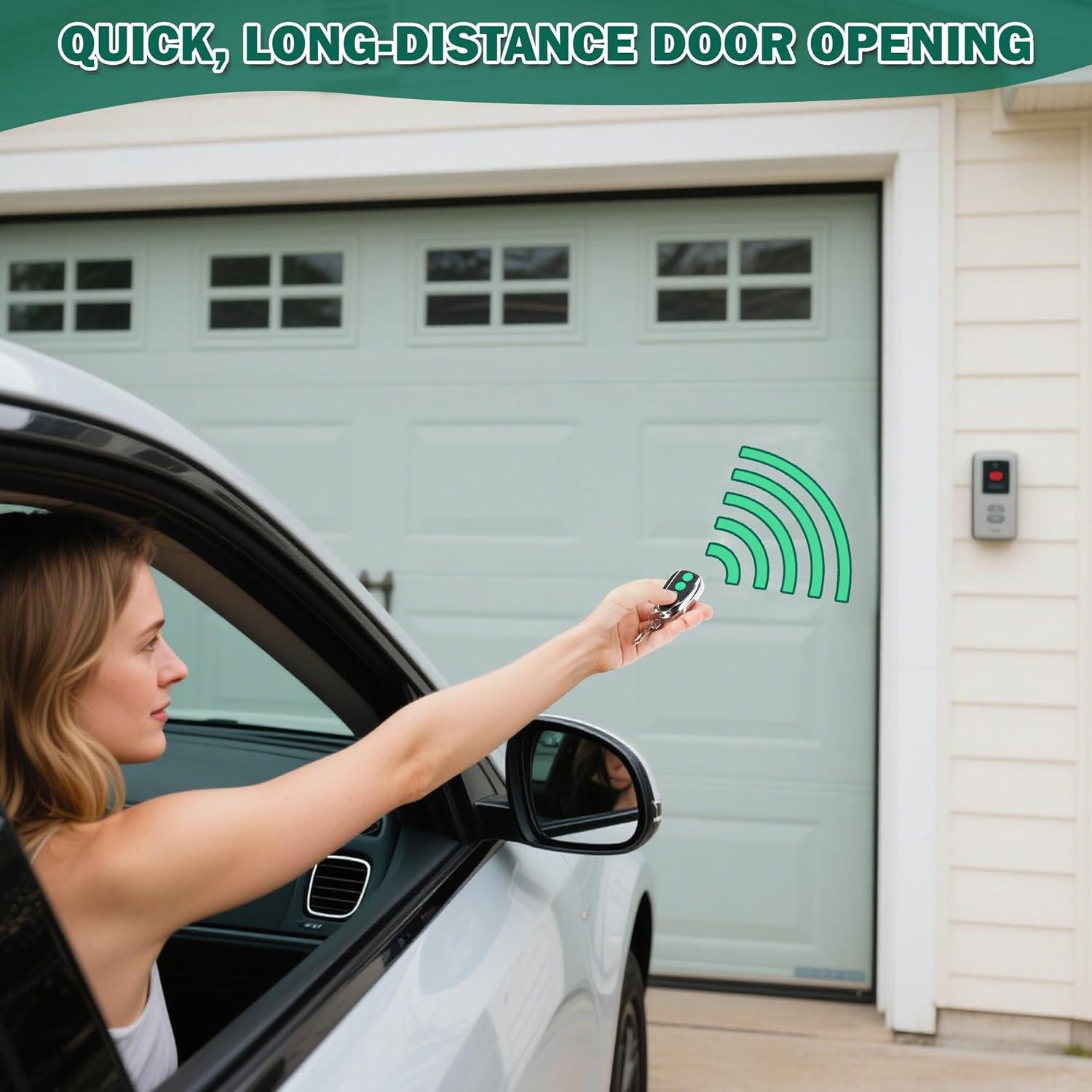 Control Remoto de Puerta M12 Qoroos 433.92 MHz 4 PCS