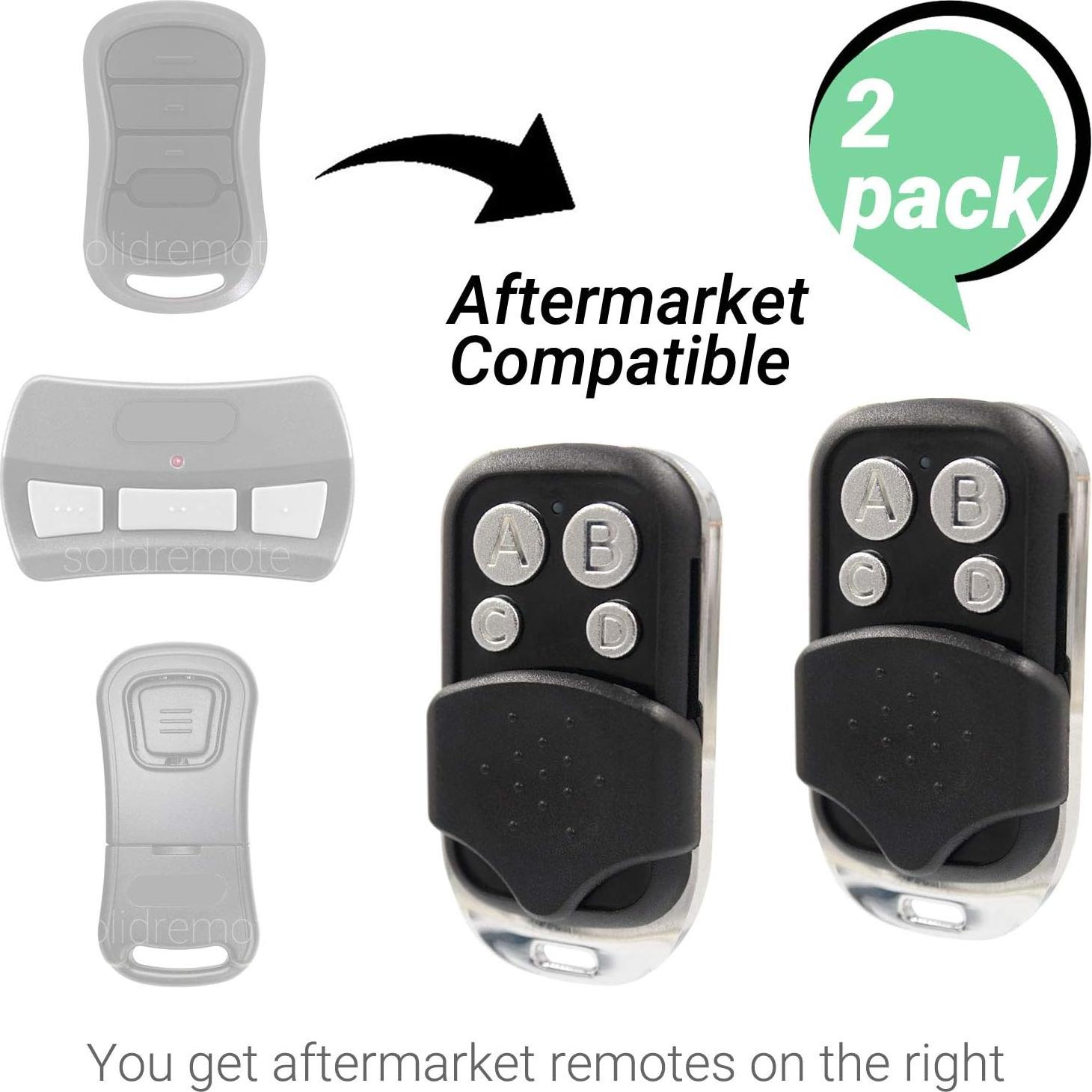 Control Remoto Solidremote para Abridor de Garaje 4 Botones