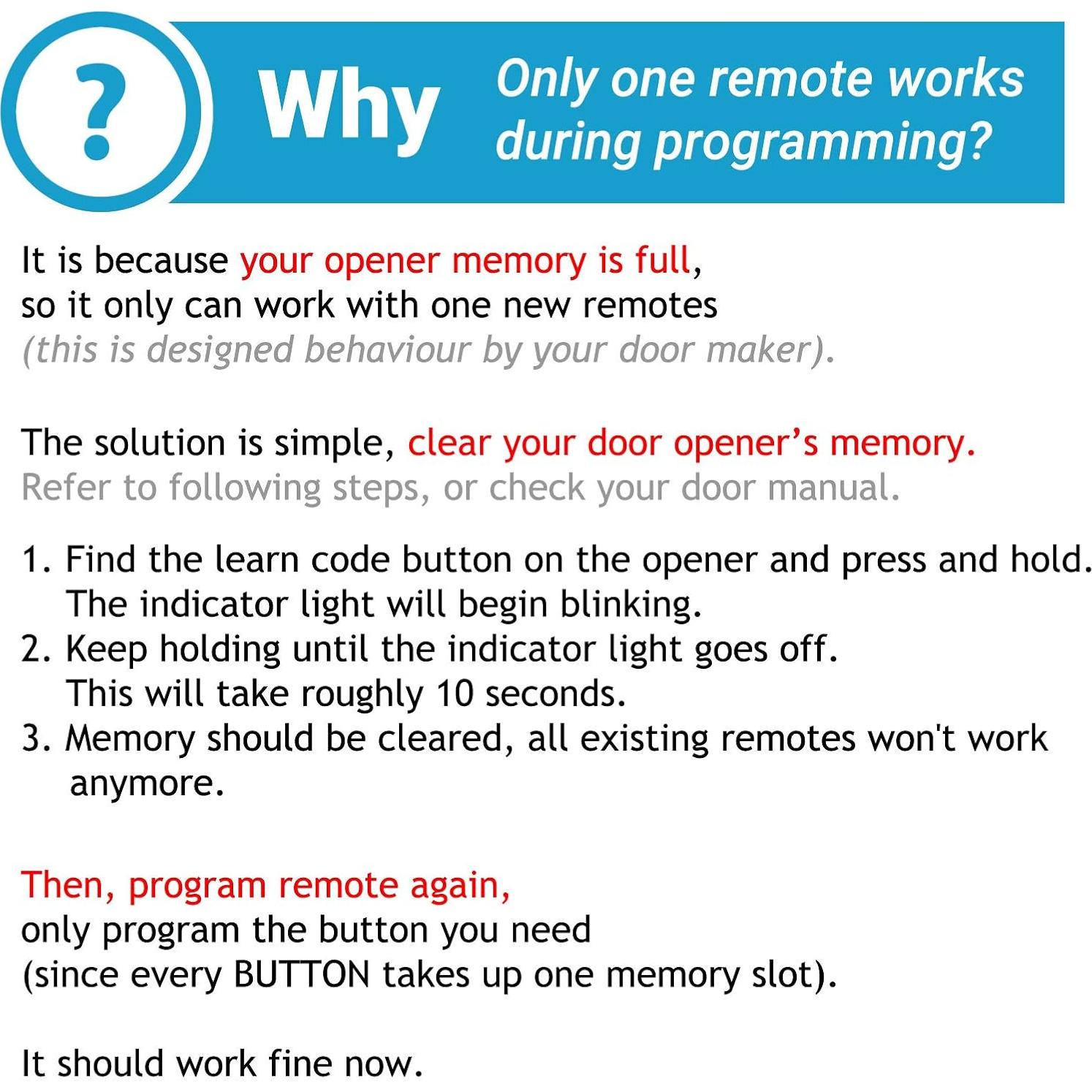 Control Remoto Solidremote para Abridor de Garaje 4 Botones