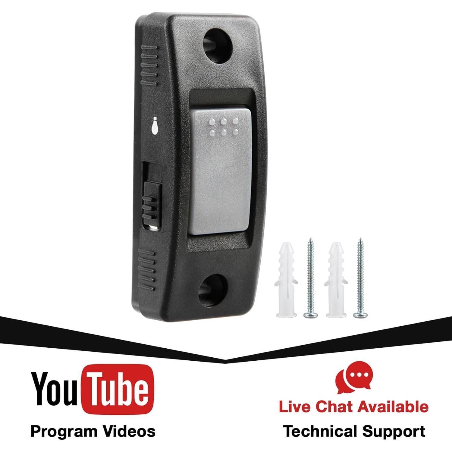 Abridor de Puerta de Garaje Liftmaster Amarillo 1-Botón