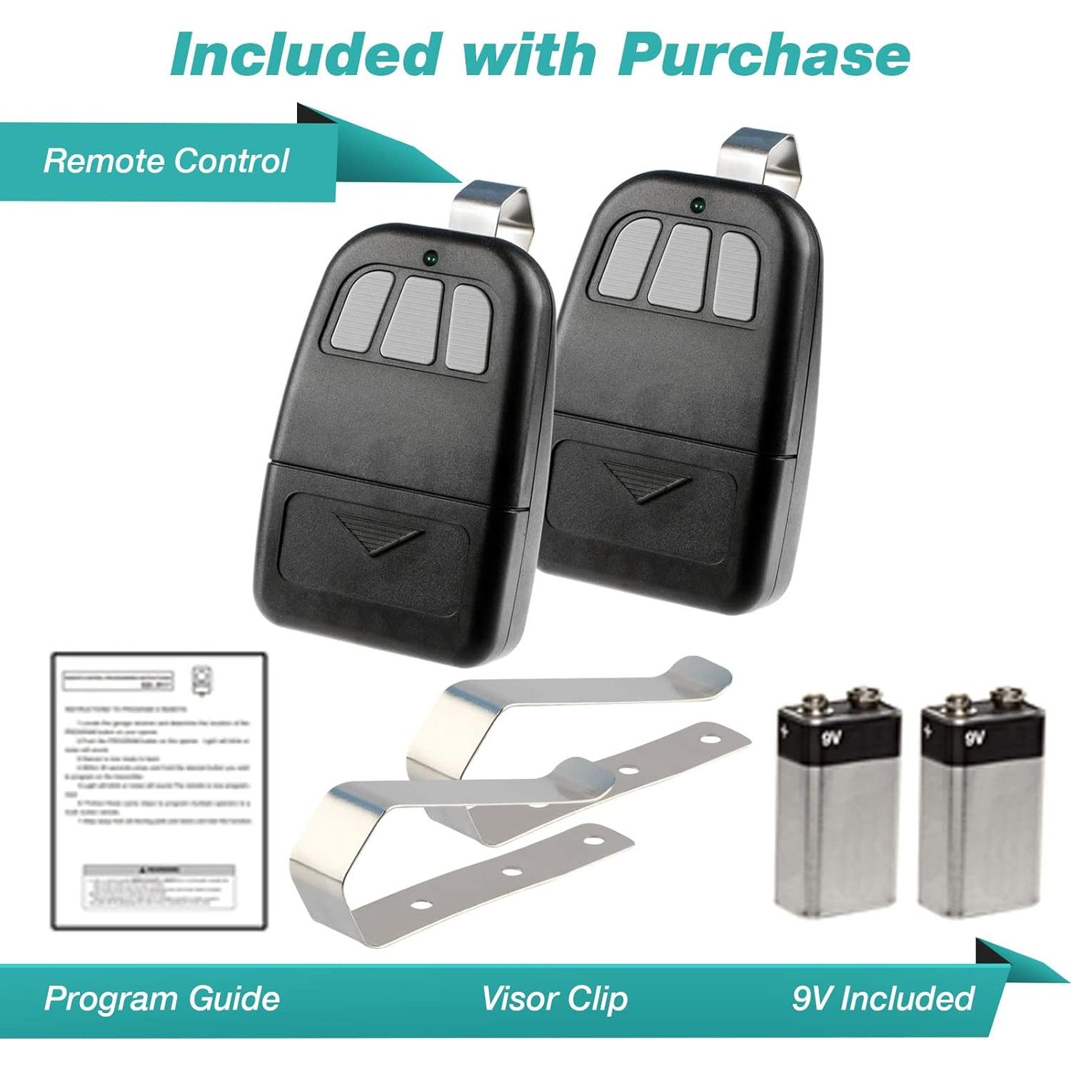 Control Remoto para Abridor de Garaje Wayne Dalton 303 MHz - 2 Piezas