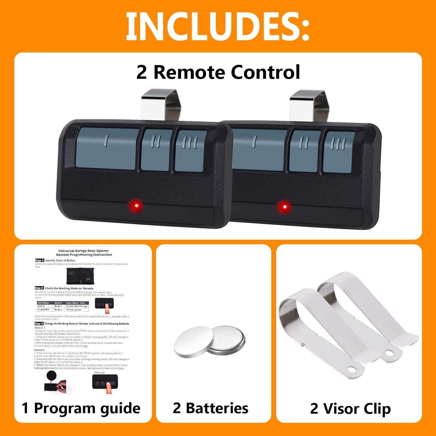 Control Remoto Universal para Puerta de Garaje LiftMaster 893Max