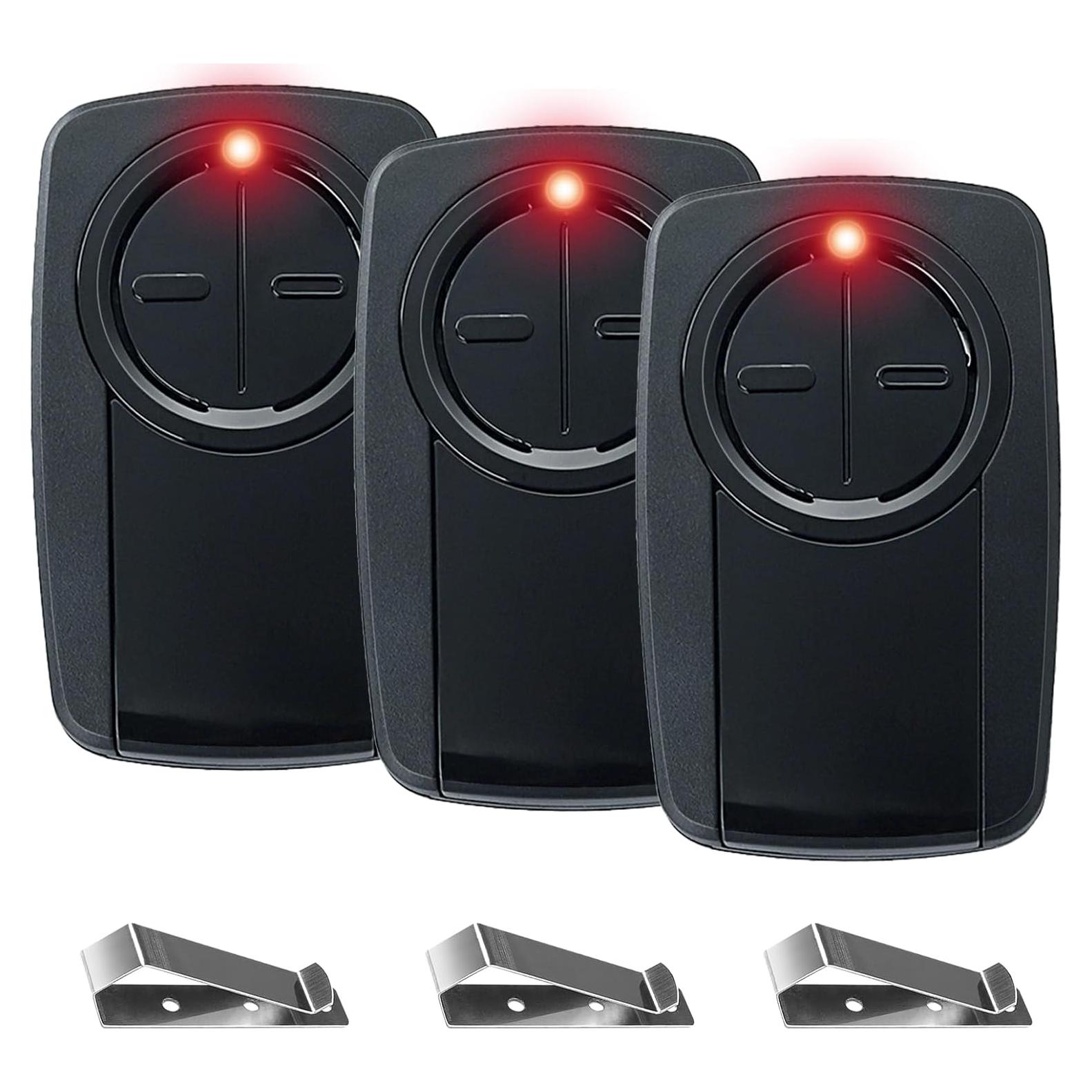 Control Remoto Inalámbrico 3 Pcs LISMODZ KLIK5U-BK2 Garaje