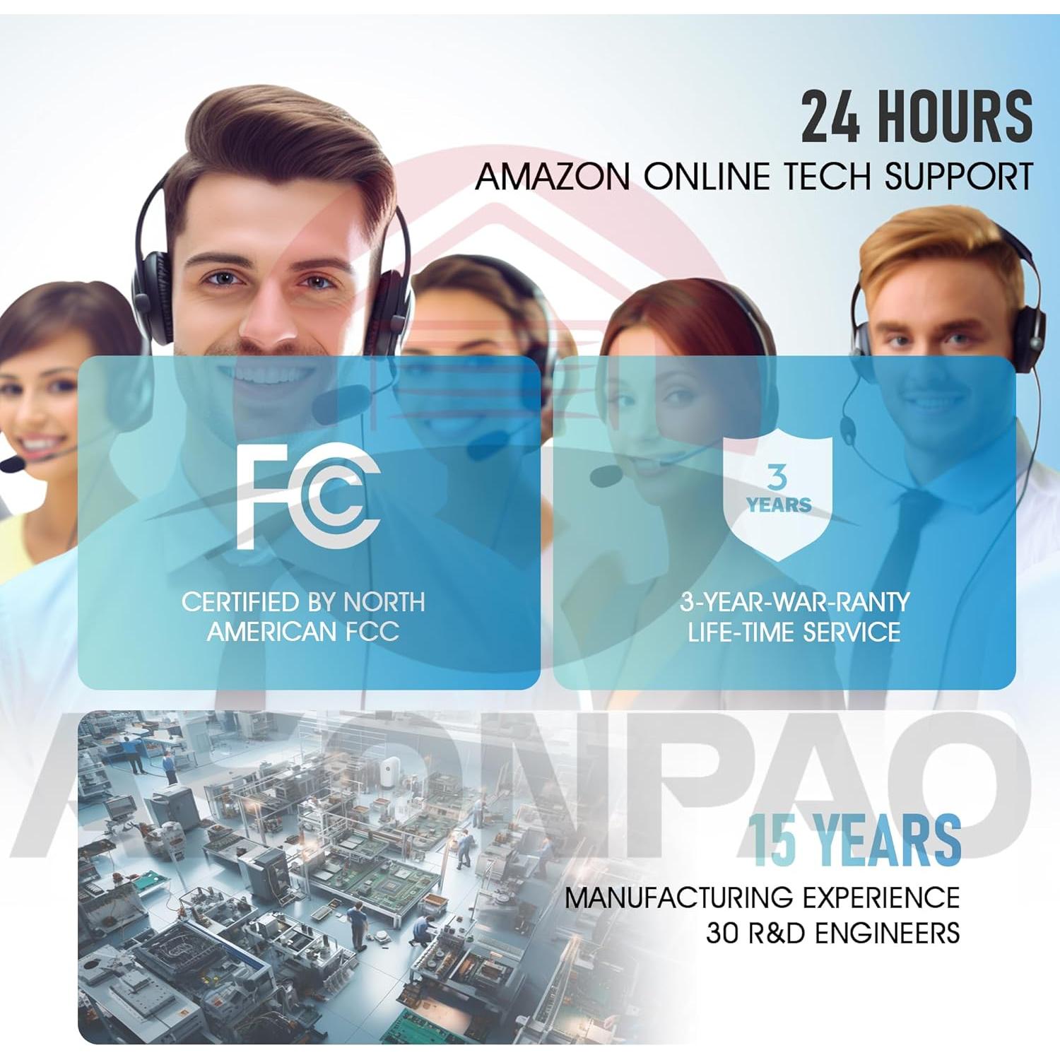 Abridor de Puerta de Garaje Remoto ASONPAO O3T-BX O3T-A 50m