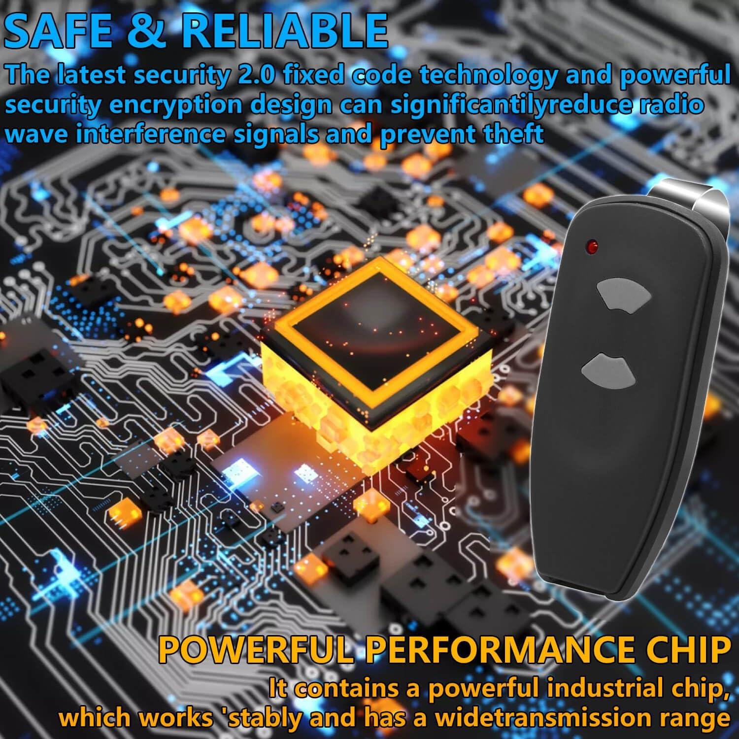 Control Remoto Duplicador para Garaje Marantec Martin 315MHz