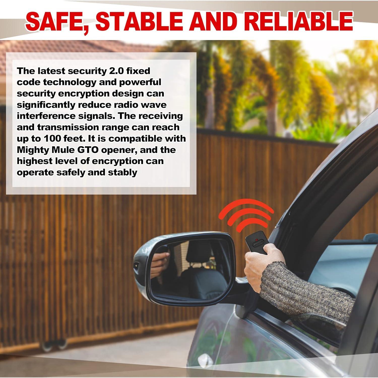 Control Remoto Kingdder 12 Pcs RB741 FM135 para Puertas