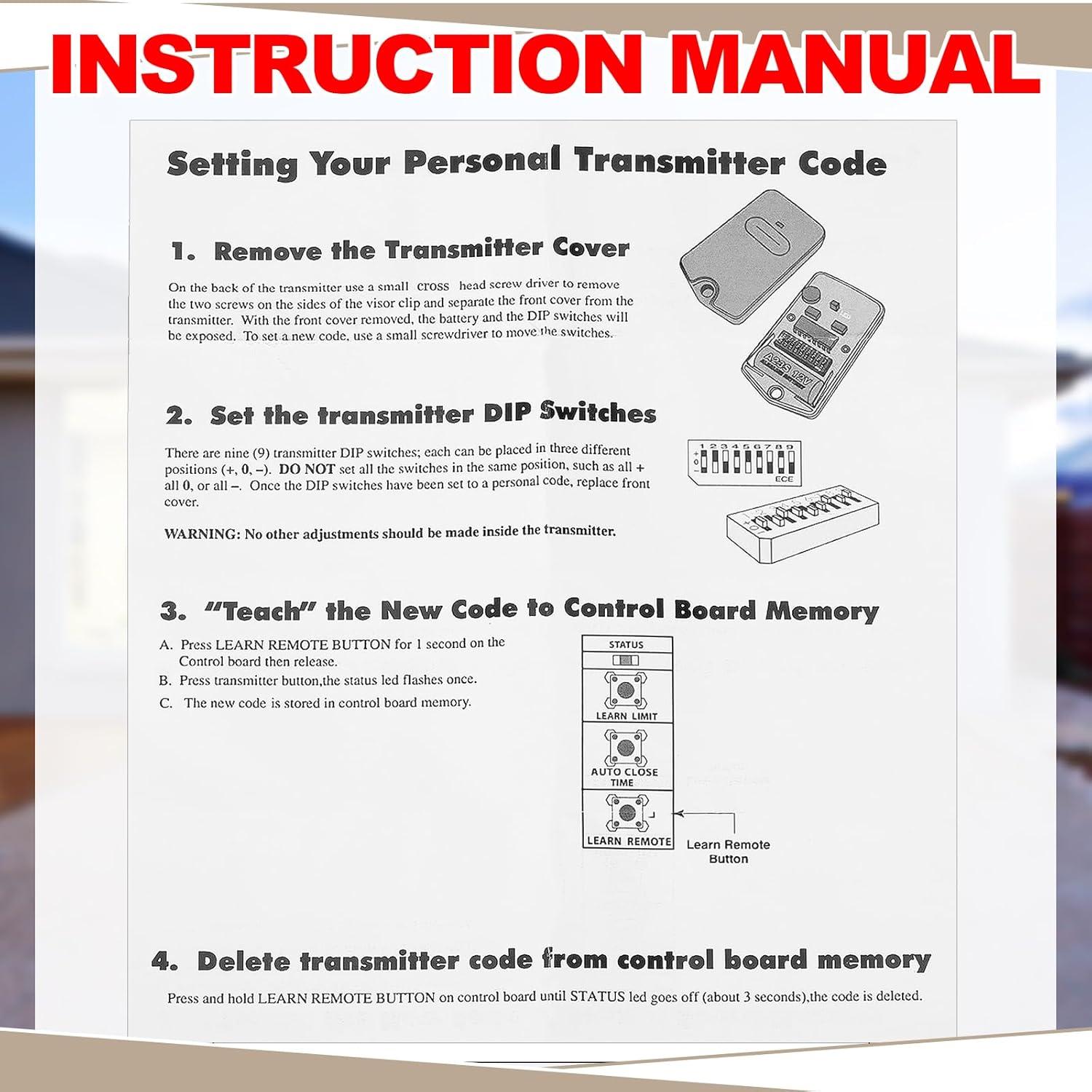 Control Remoto Kingdder 12 Pcs RB741 FM135 para Puertas