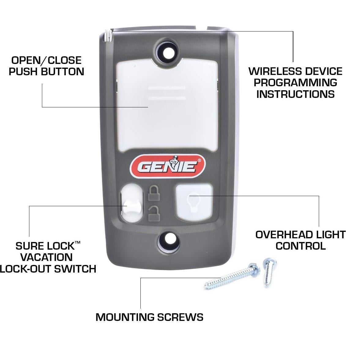 Consola de Pared Cableada Genie Serie II - Modelo GBWCSL2