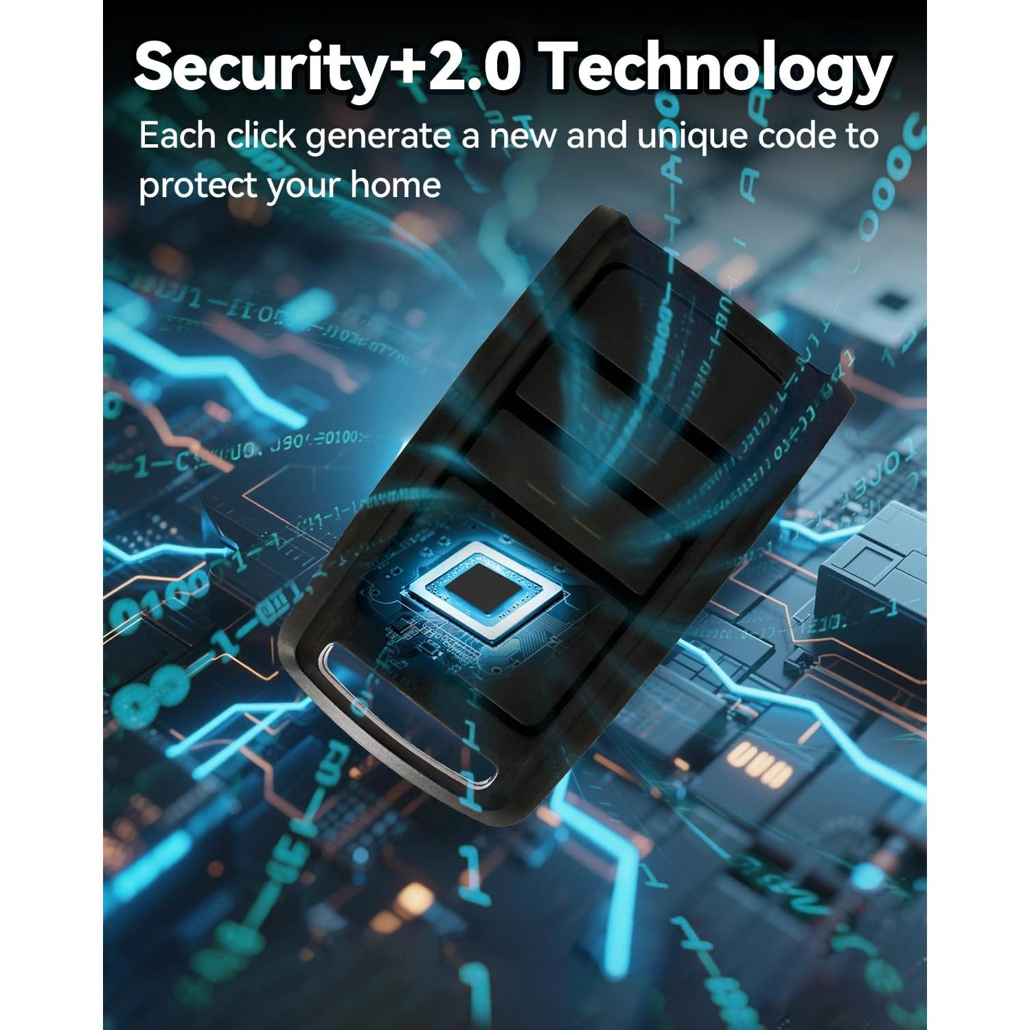 Control Remoto O3T-BX para Puerta de Garaje 315/390MHz