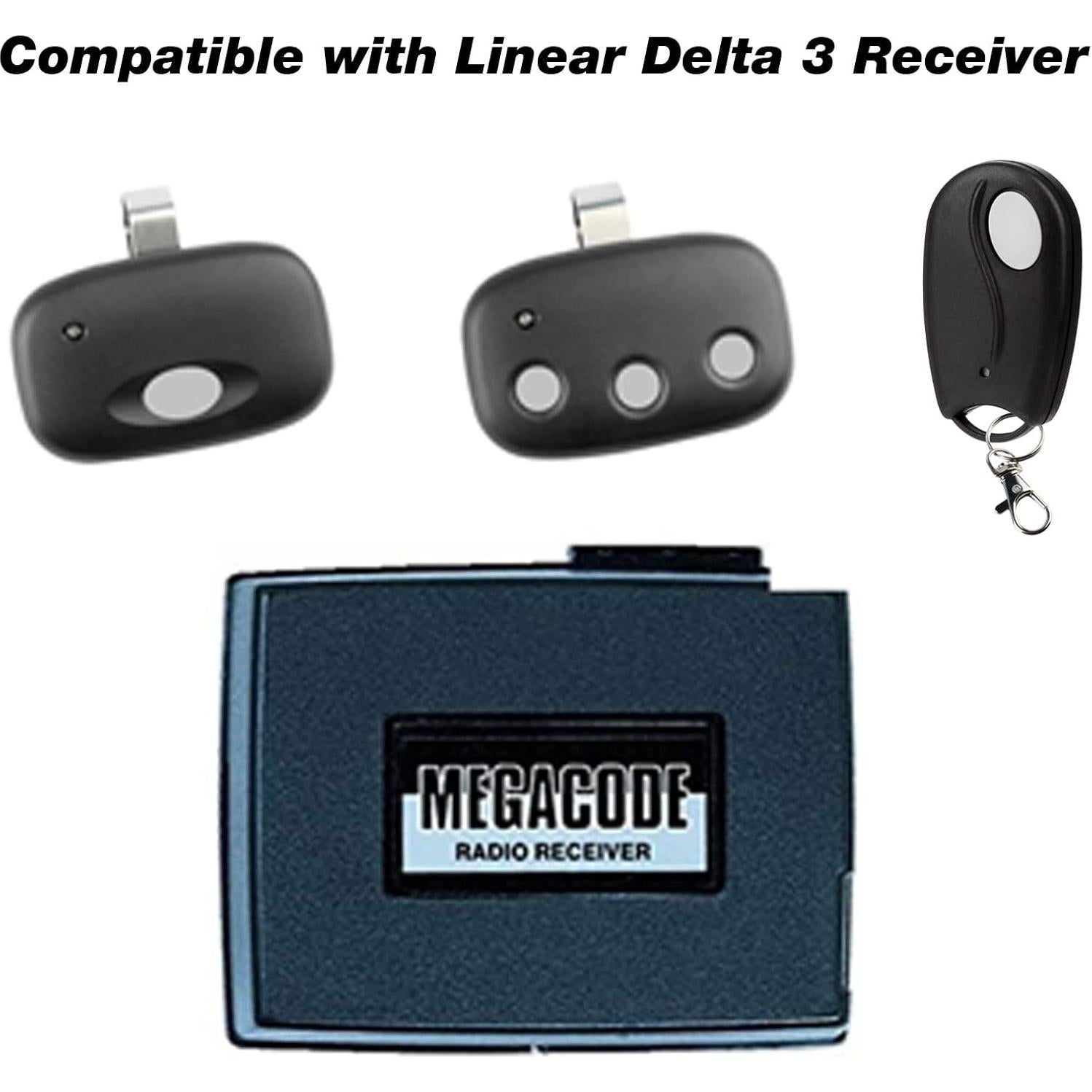 Control Remoto Llavero Garage Stop Linear Mega Code ACT-31B