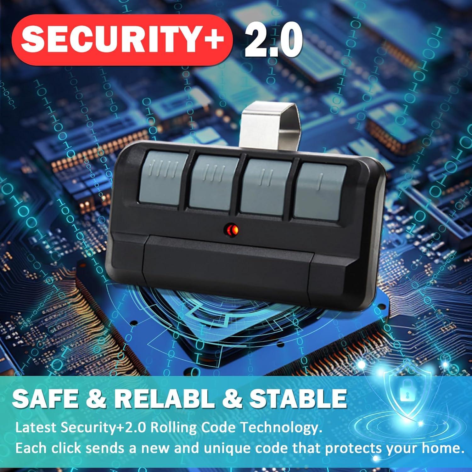 Control Remoto de Puerta de Garaje Liftmaster 894LT - Paquete de 2