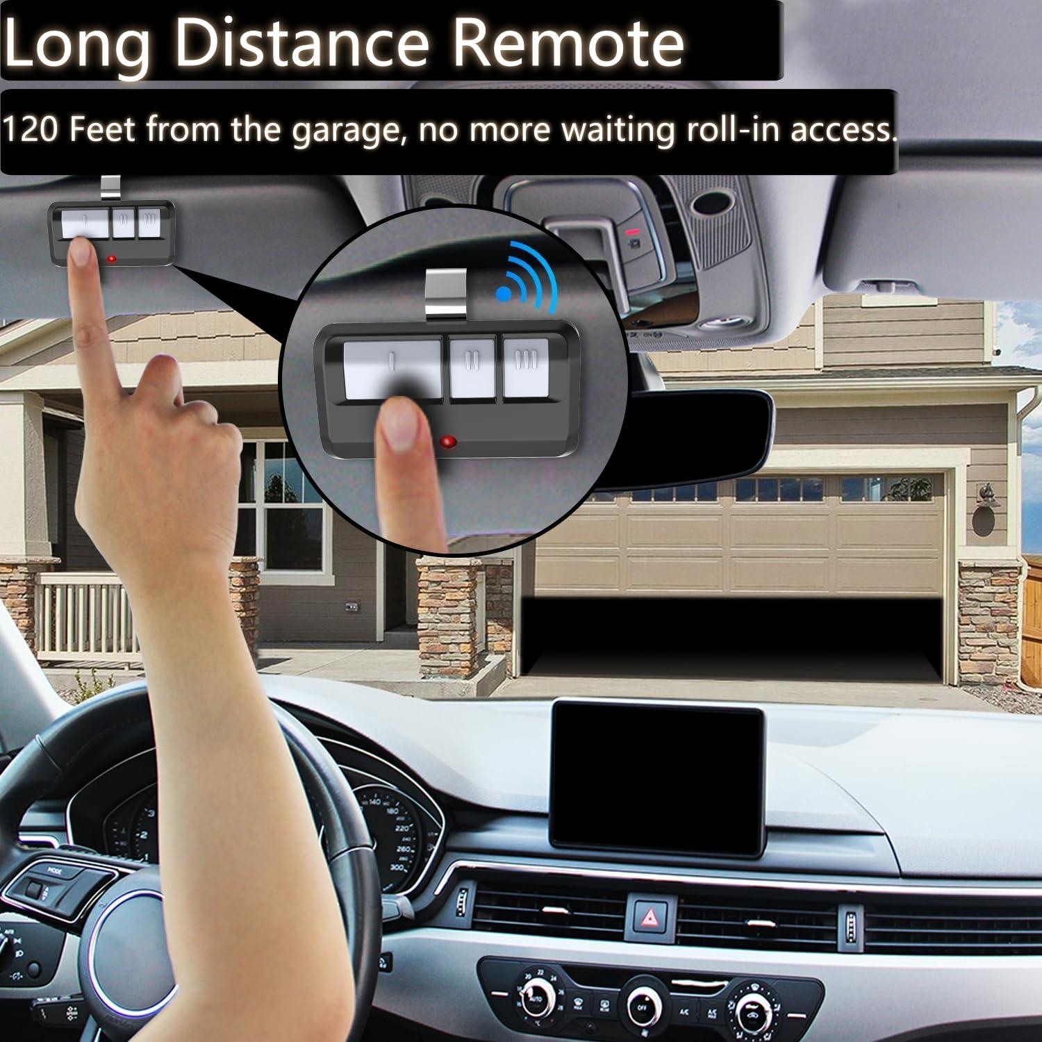 Control Remoto para Garaje Acvoce 3 Botones Compatible LiftMaster