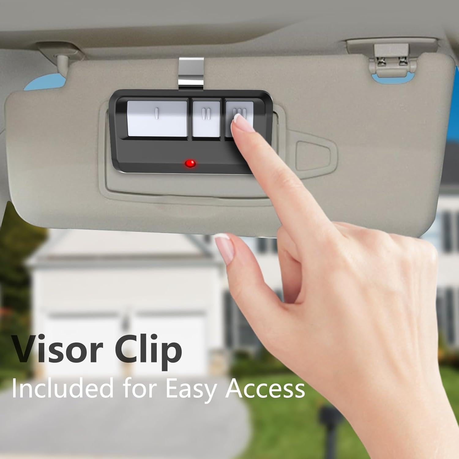 Control Remoto para Garaje Acvoce 3 Botones Compatible LiftMaster