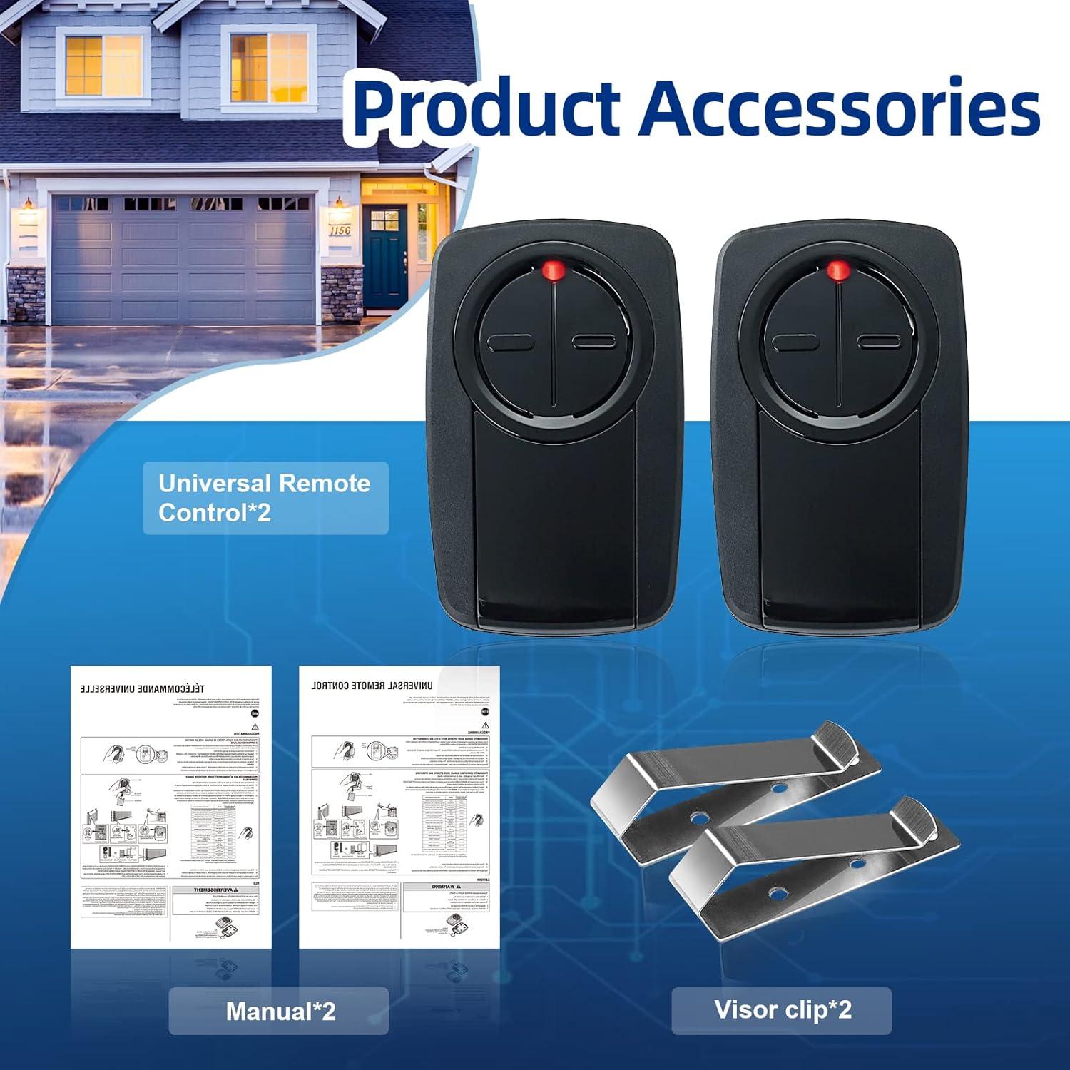 Control Remoto Universal 2 Botones XINAXDE para Garaje