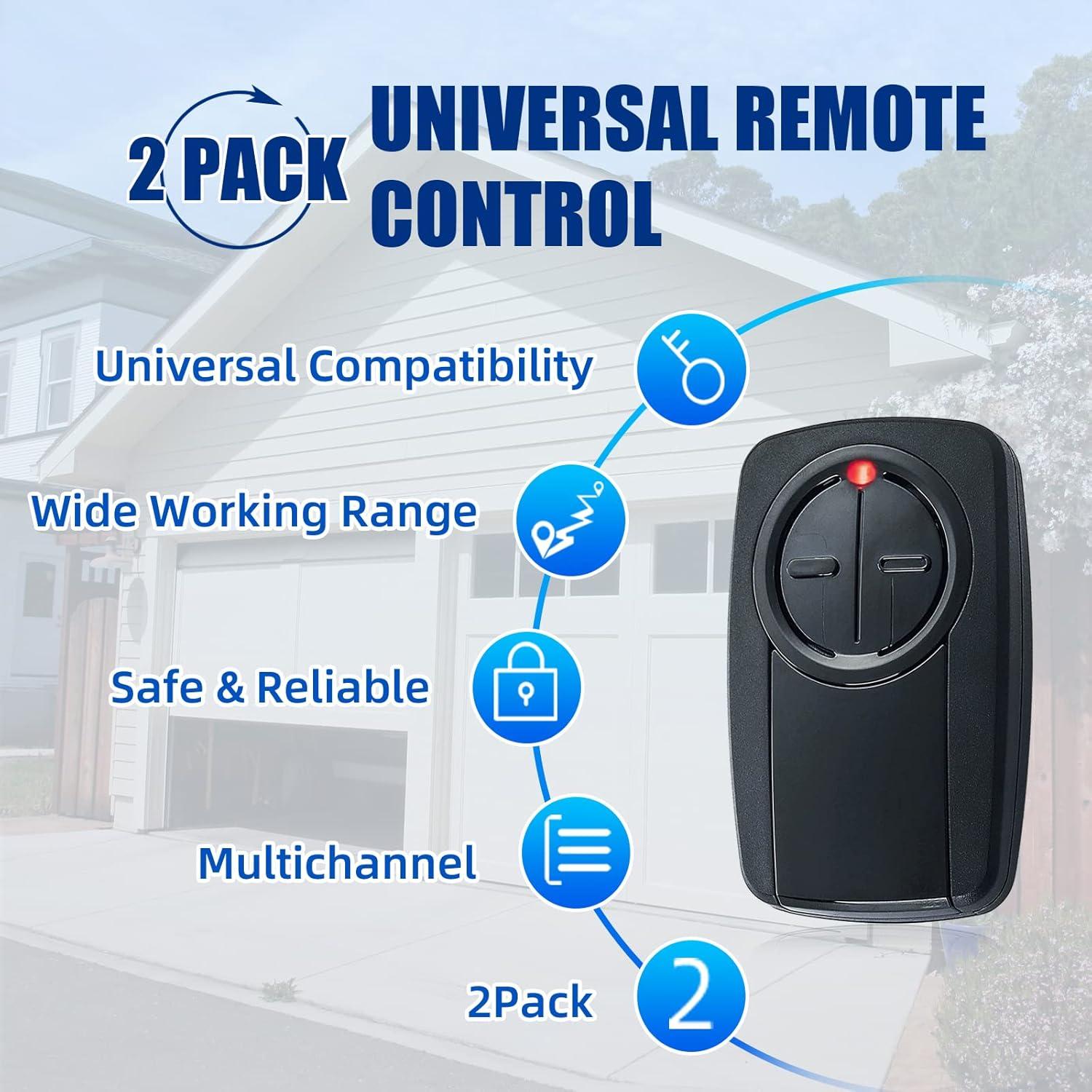 Control Remoto Universal 2 Botones XINAXDE para Garaje