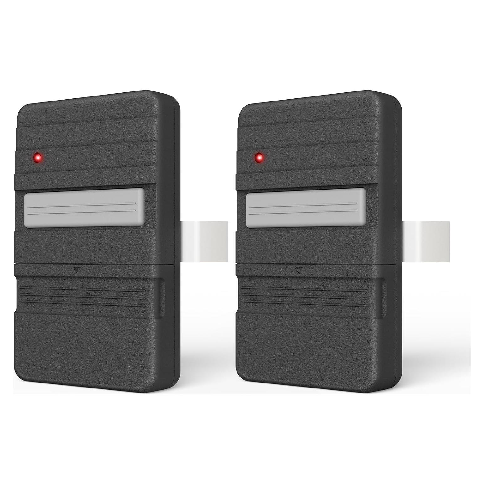 Control Remoto Genie 9/12 MHz para Puerta de Garaje - 2 Pcs