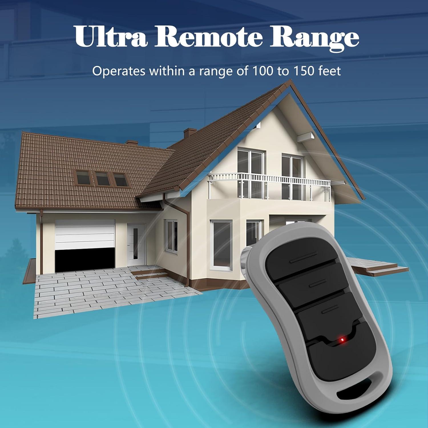 Control Remoto de Puerta de Garaje Ezyopenteck G3T-R 3 Botones
