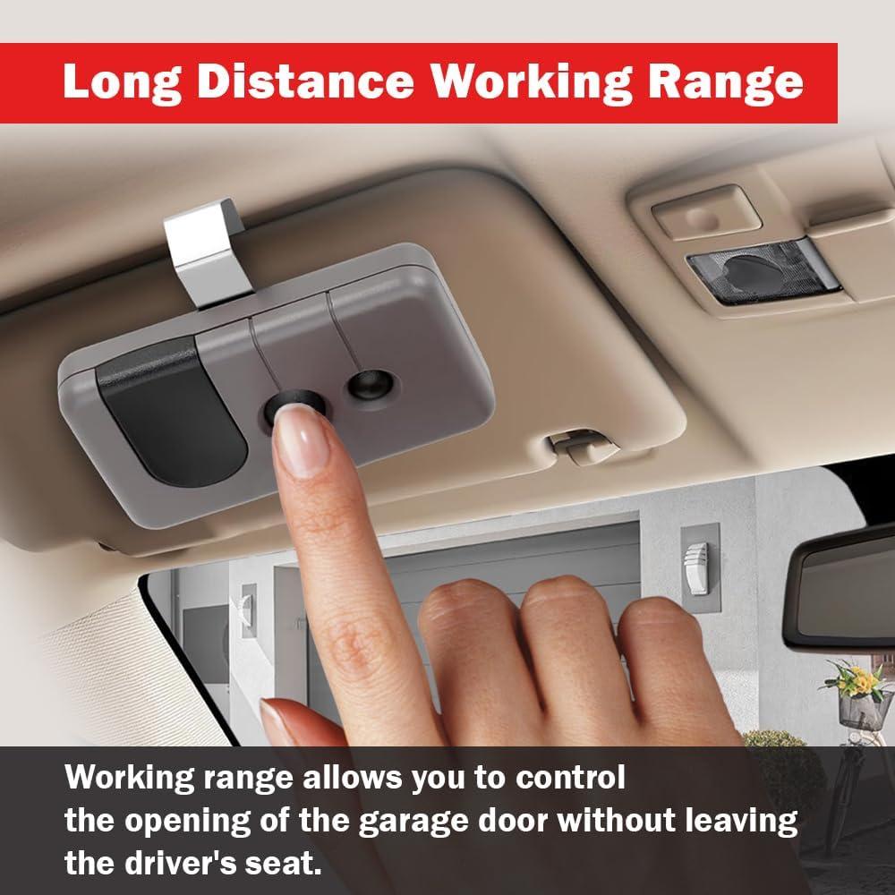 Control Remoto de Garaje CARMATOR 2 Piezas Púrpura