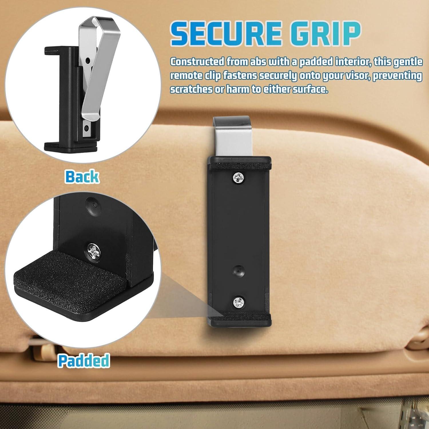 2 Clips Universales para Control Remoto de Garaje TOPPERFUN