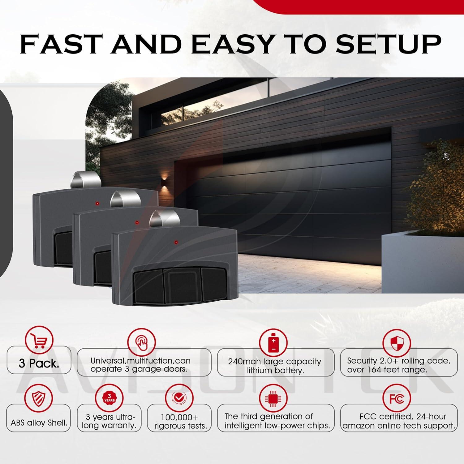 Control Remoto Universal Craftsman 139.30498 para Garaje
