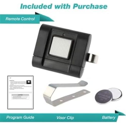 Control Remoto de Puerta de Garaje Stanley 1050 310MHz