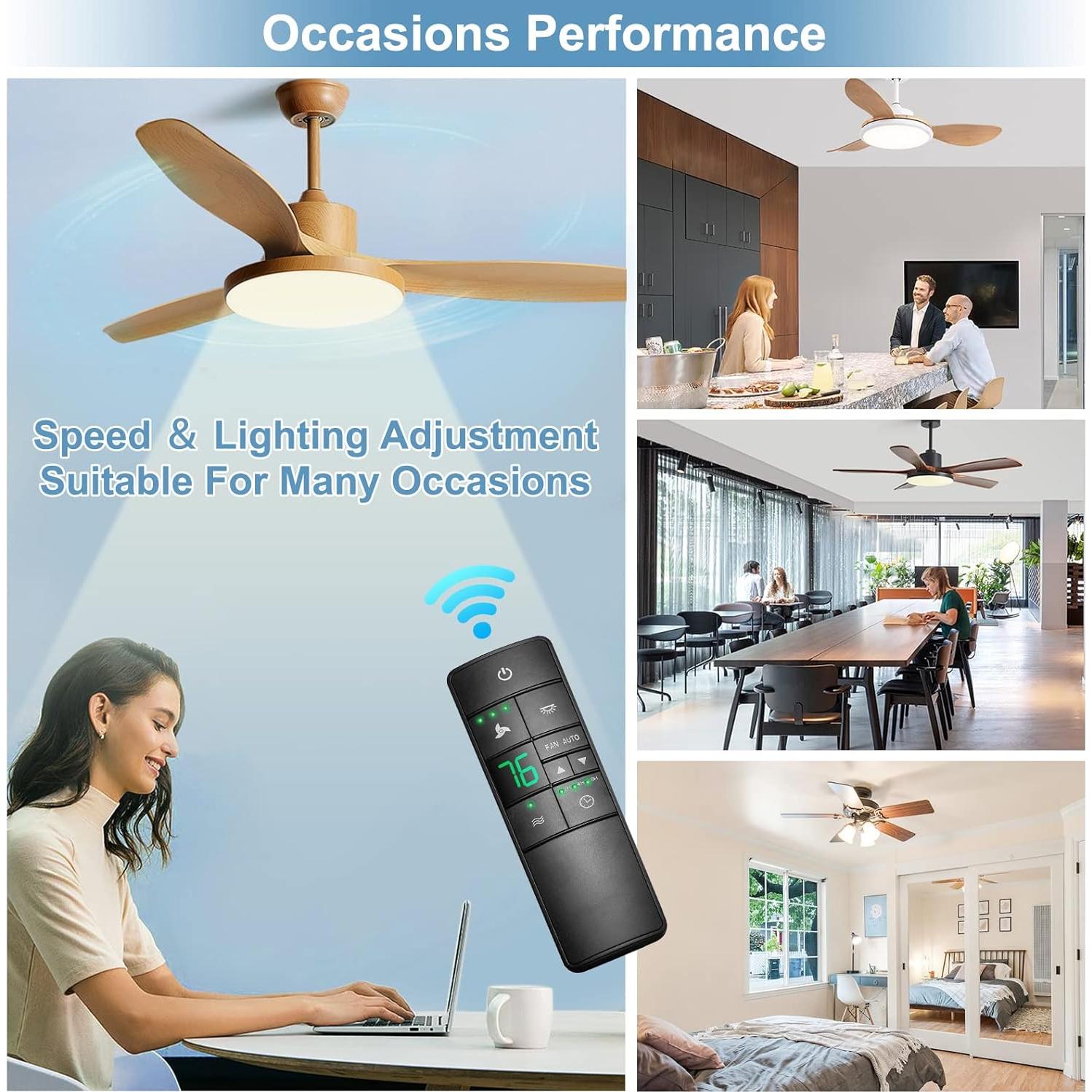 Control Remoto Termostático Universal Ventilador Techo HD3 Onisamt