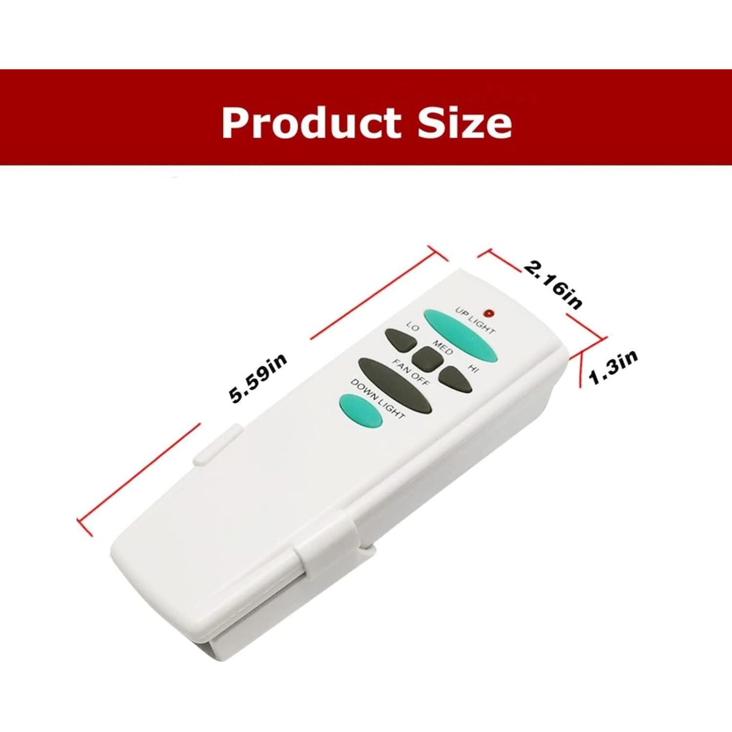 Control Remoto Inalámbrico FANBAY HD6 para Ventilador de Techo